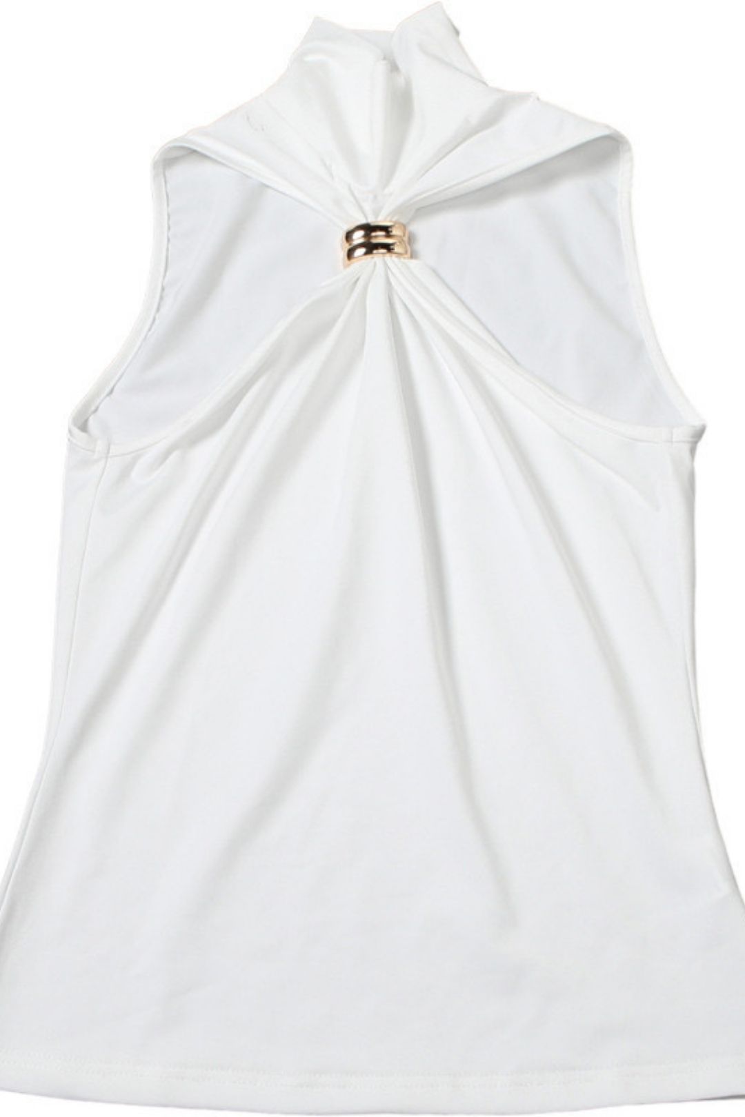 Highcollarshoulderslimtop