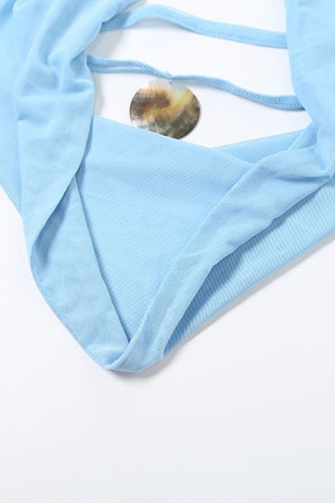 See-through Backless Halter Neck Vest Long Skirt Suit