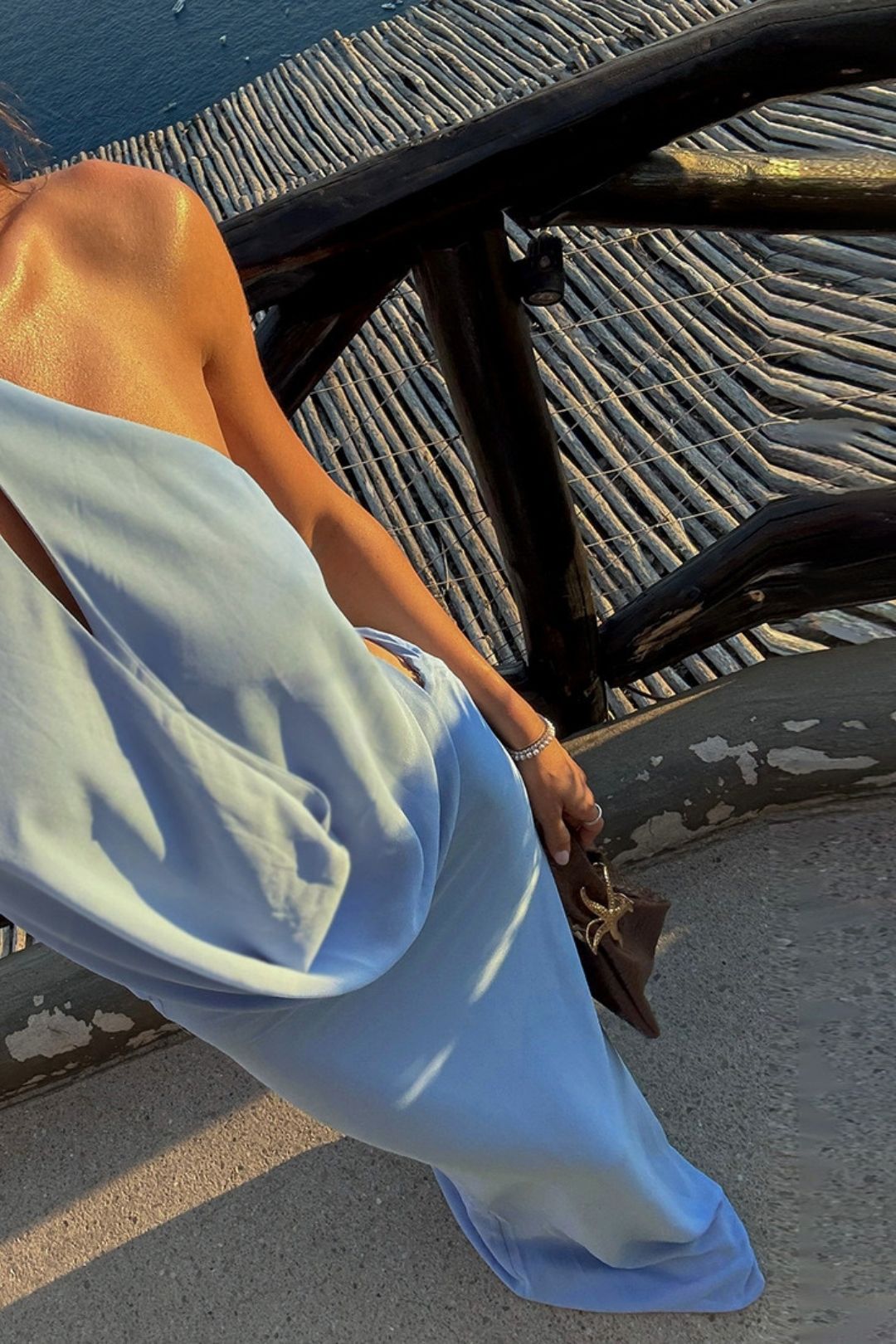 Elegant Creative Sleeveless Halter Neck Backless High-waist Slim Dress