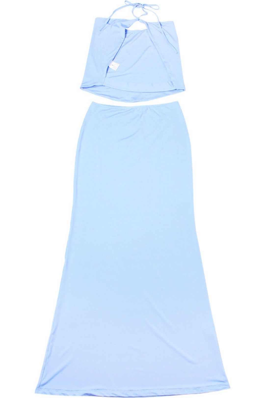 Elegant Creative Sleeveless Halter Neck Backless High-waist Slim Dress