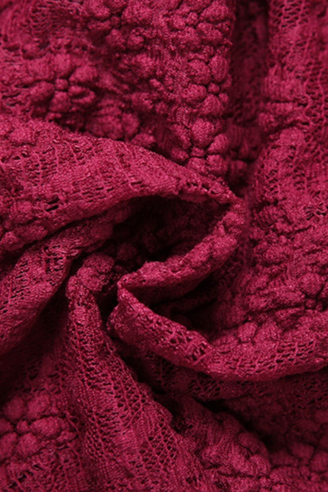 Sexy Lace Splicing Roundneck Long-sleeved Dress