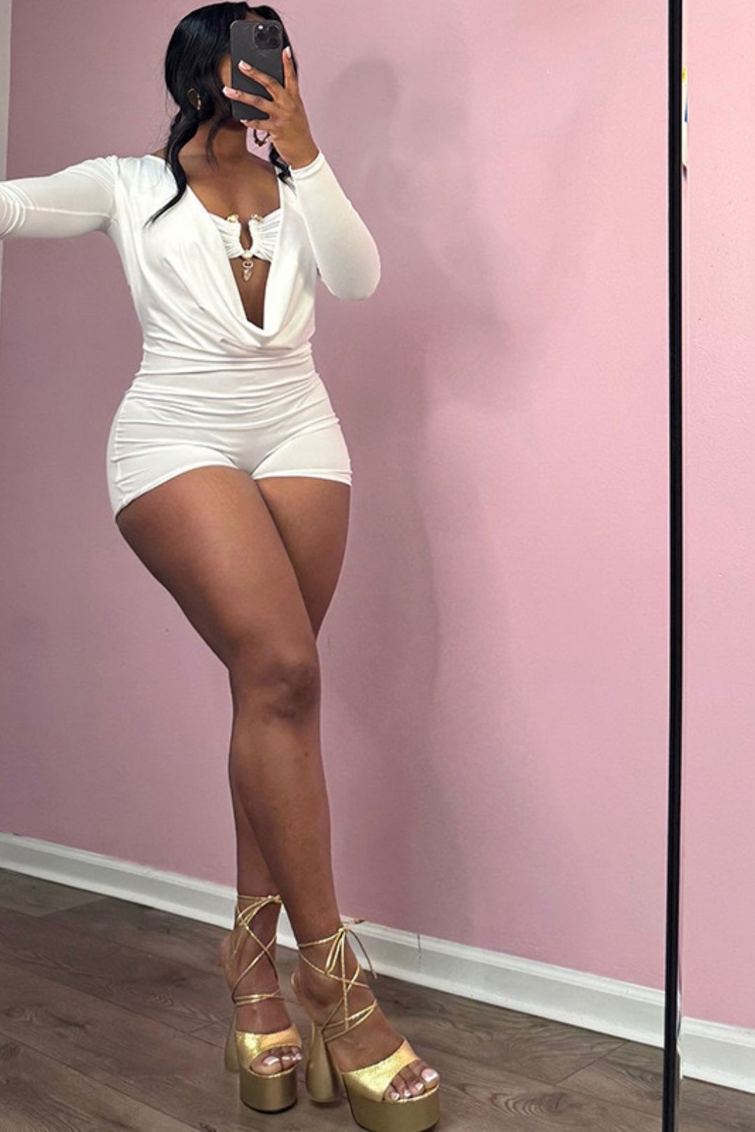 Solidcolorslim-fitslim-fitbody-slimming Pants