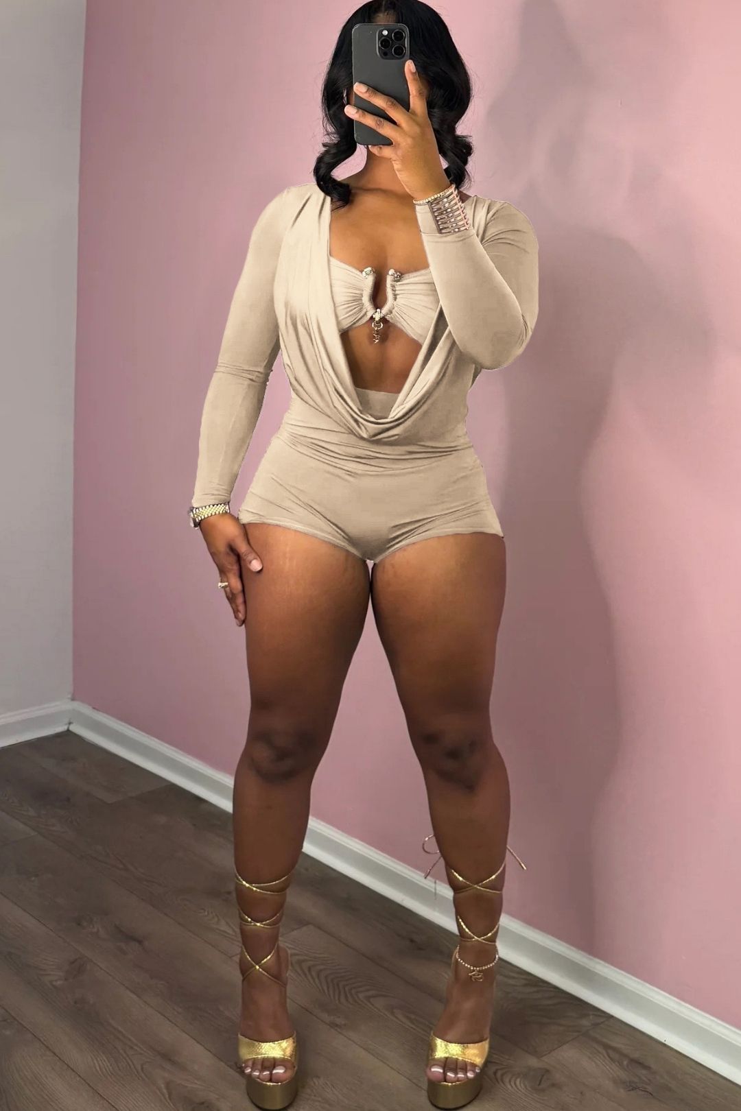 Solidcolorslim-fitslim-fitbody-slimming Pants