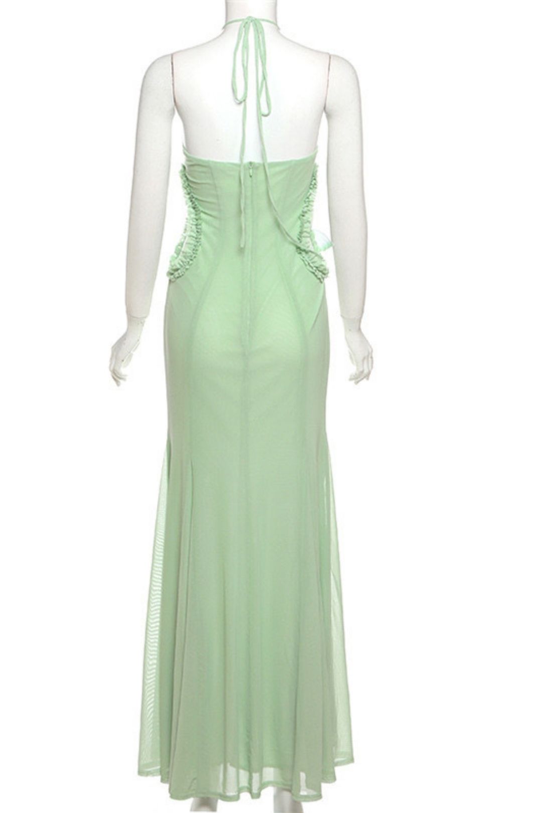 Elegant Sexy Sleeveless Neckoff Waist Slim Skirt Suit