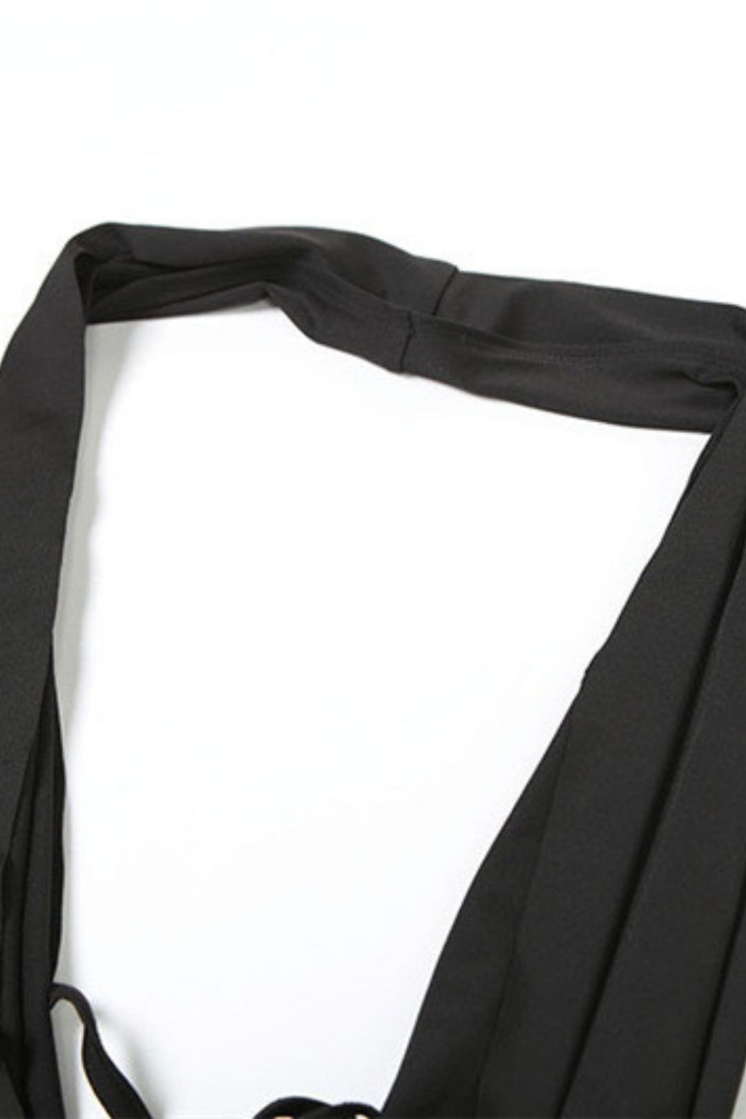 Solid Color Strapless Halter Top Tight Short Set