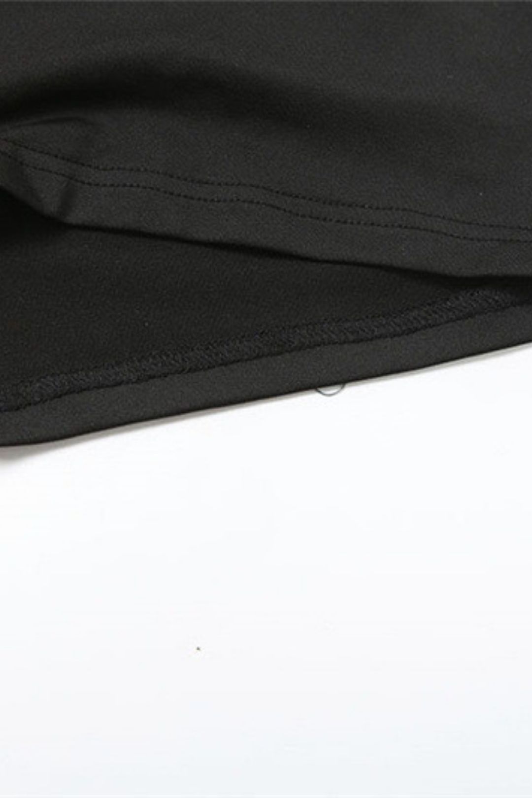 Solid Color Strapless Halter Top Tight Short Set