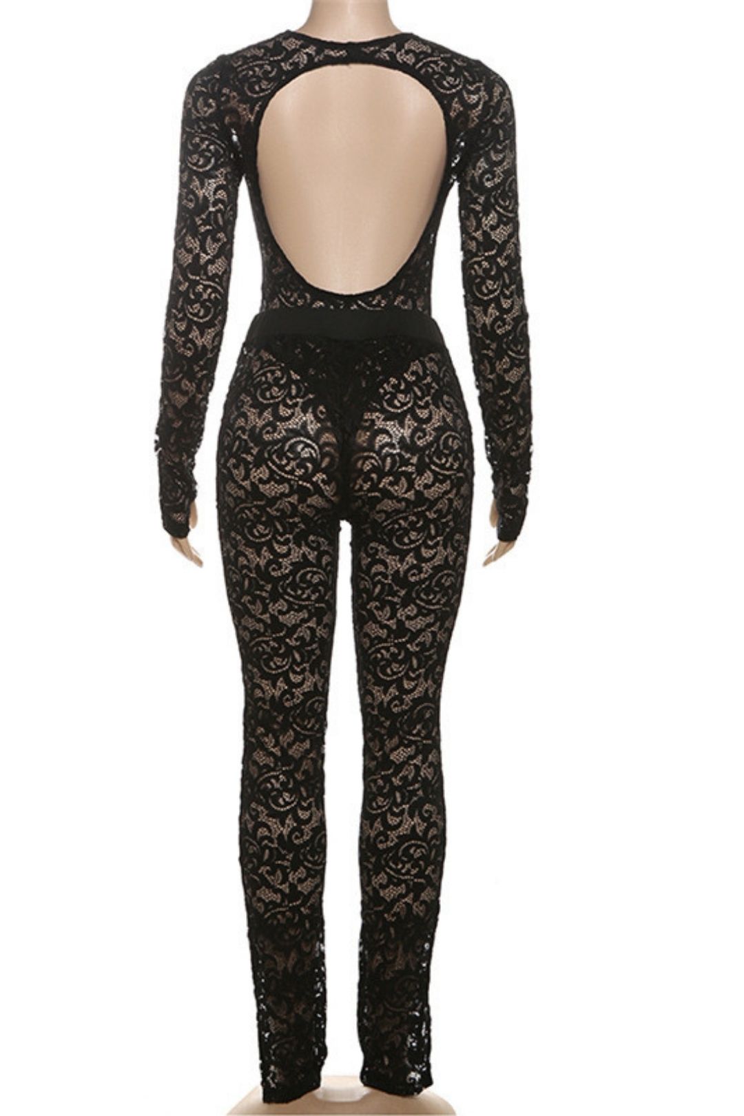 Sexy Hot Girl Ace Hollow Perspective Tights Suit