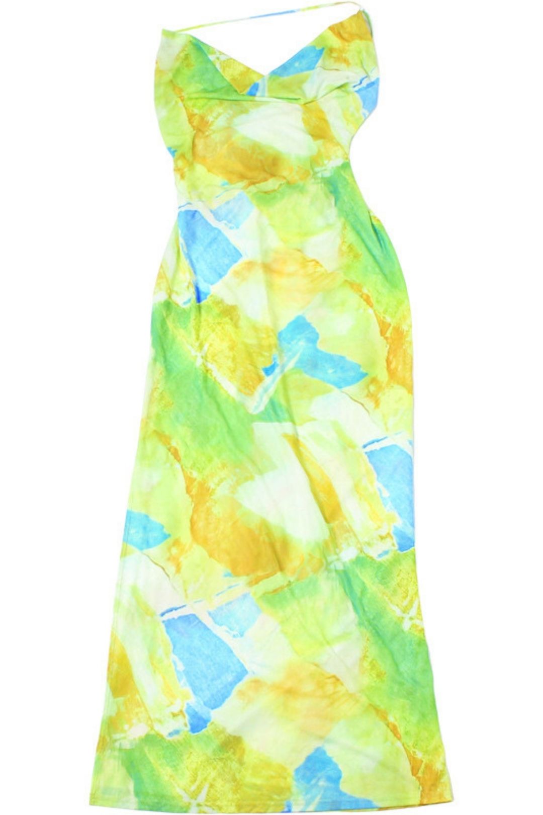 Sexy Hot Girl Sleeveless Halter Neck Backlessslit Dress