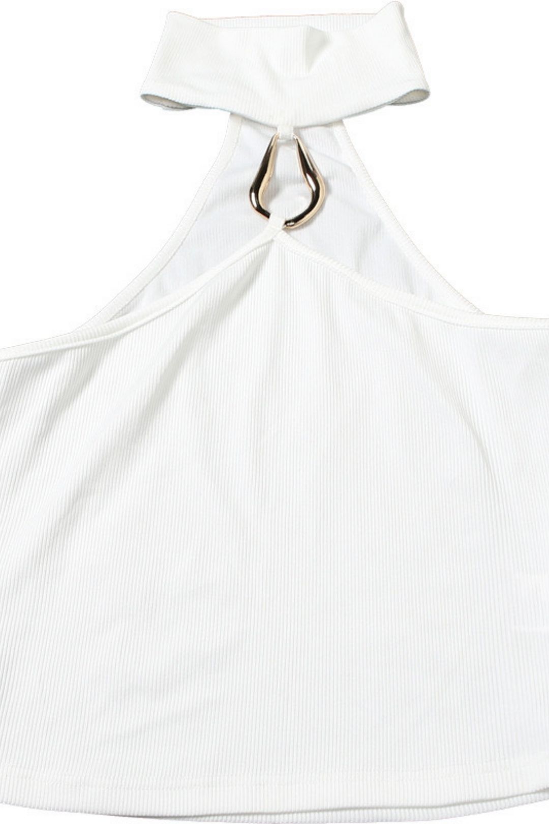 Pure Color Elegant Street Sleeveless Pullover Tight Slim Vest