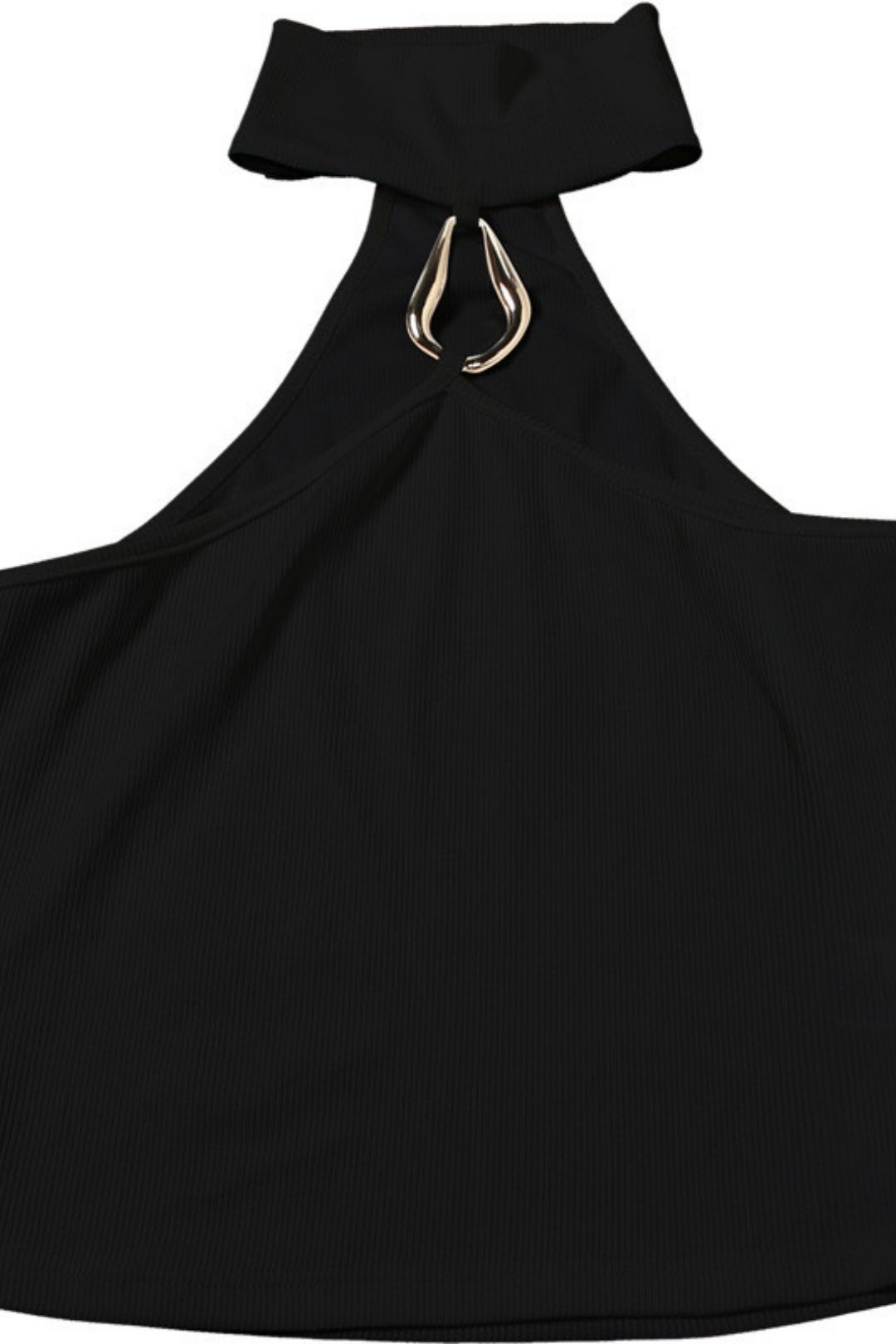 Pure Color Elegant Street Sleeveless Pullover Tight Slim Vest