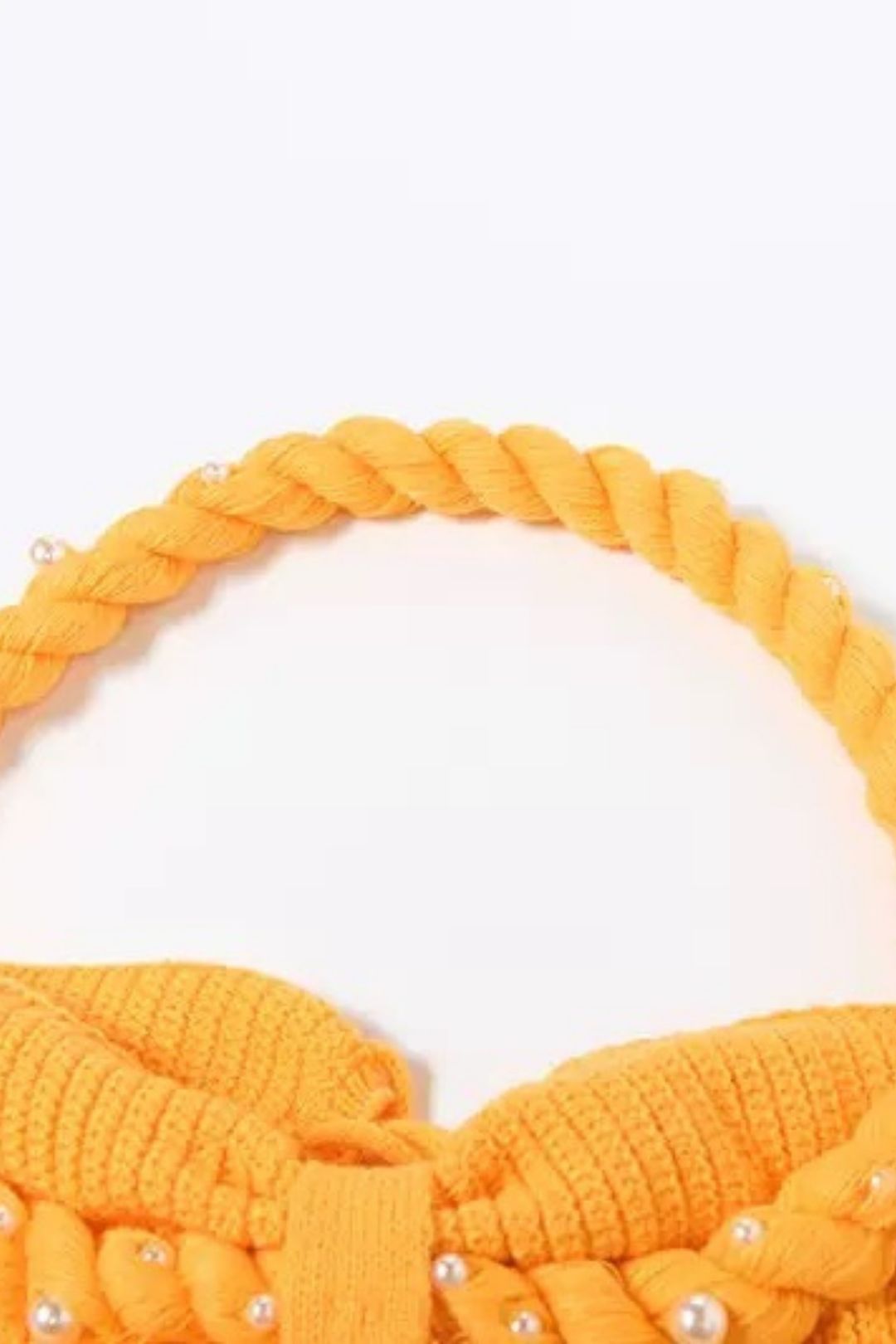 Solid Color Knitted Twistedropeneck Vest Hip Skirt Suit