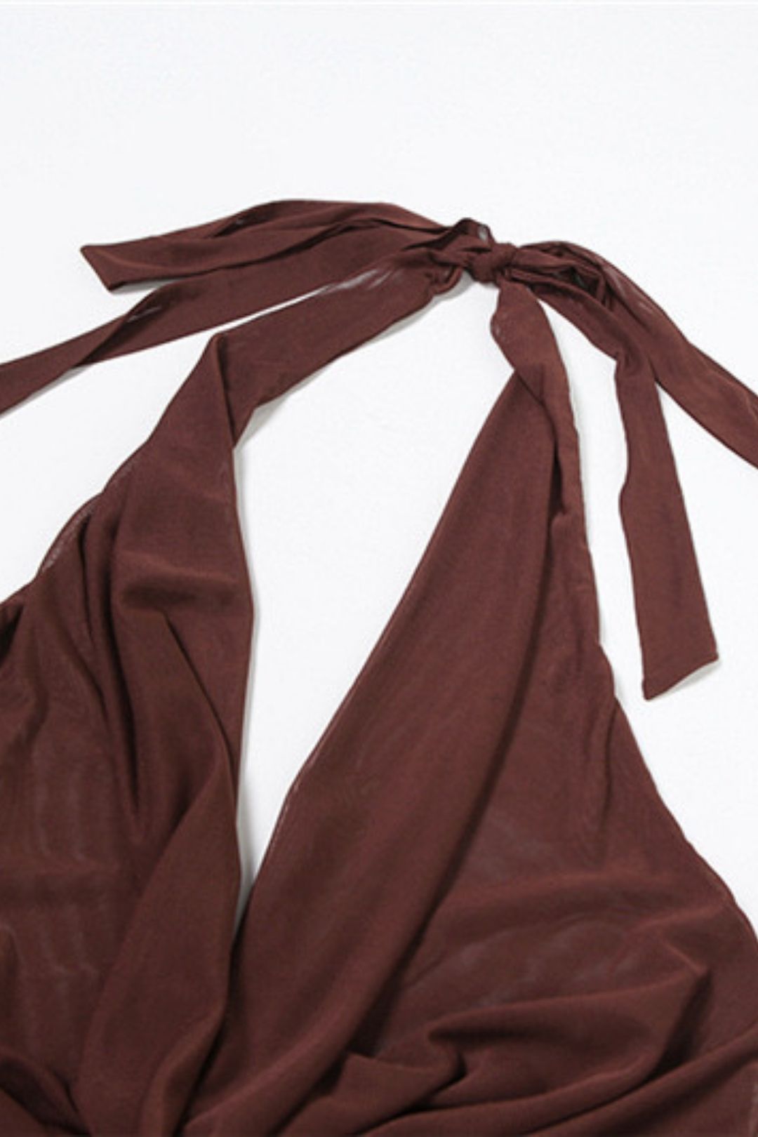 Sexy Sleeveless Neck Wrap Hip Skirt Suit