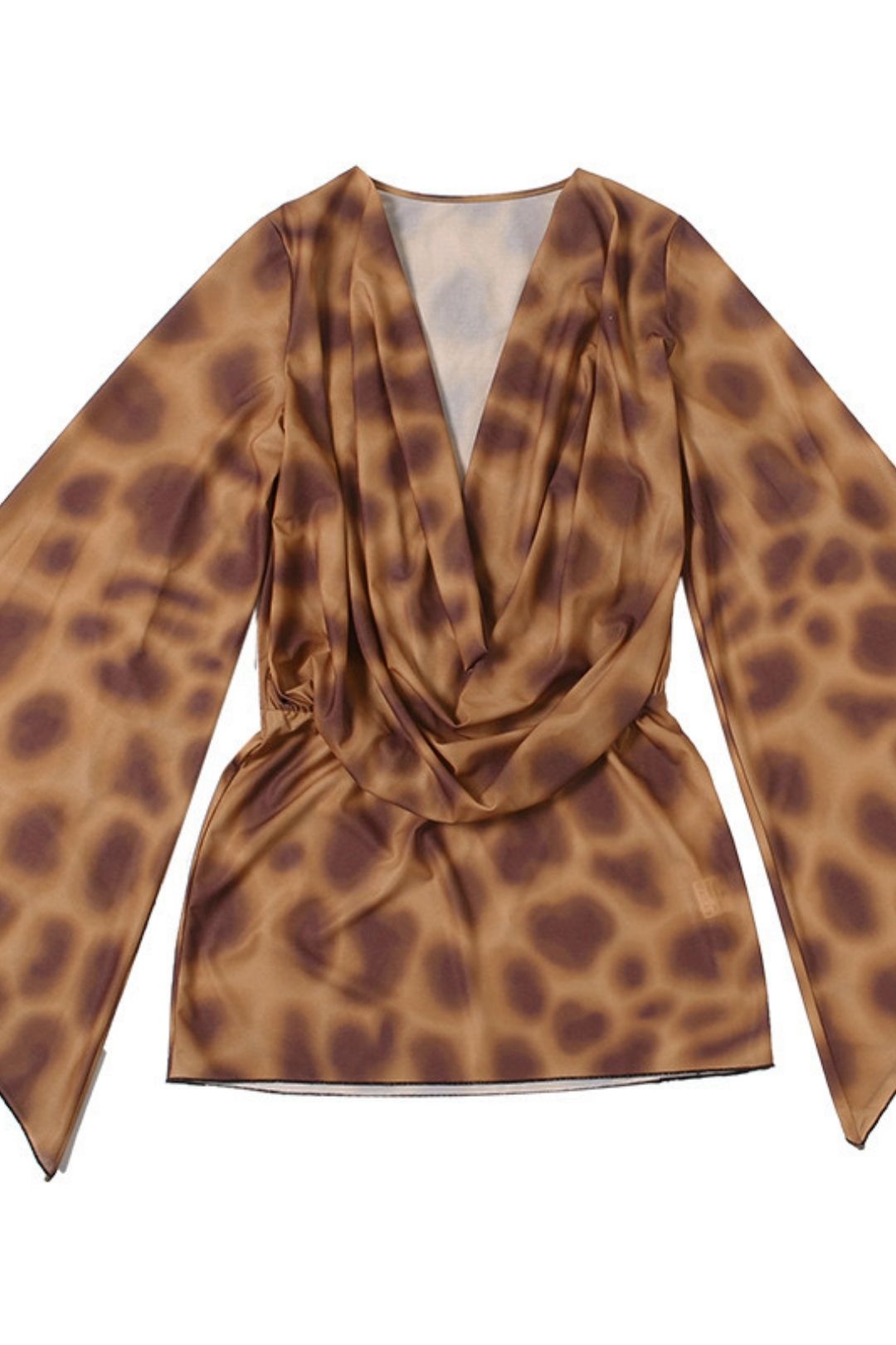 Solid Color Digital Printed Shortdress