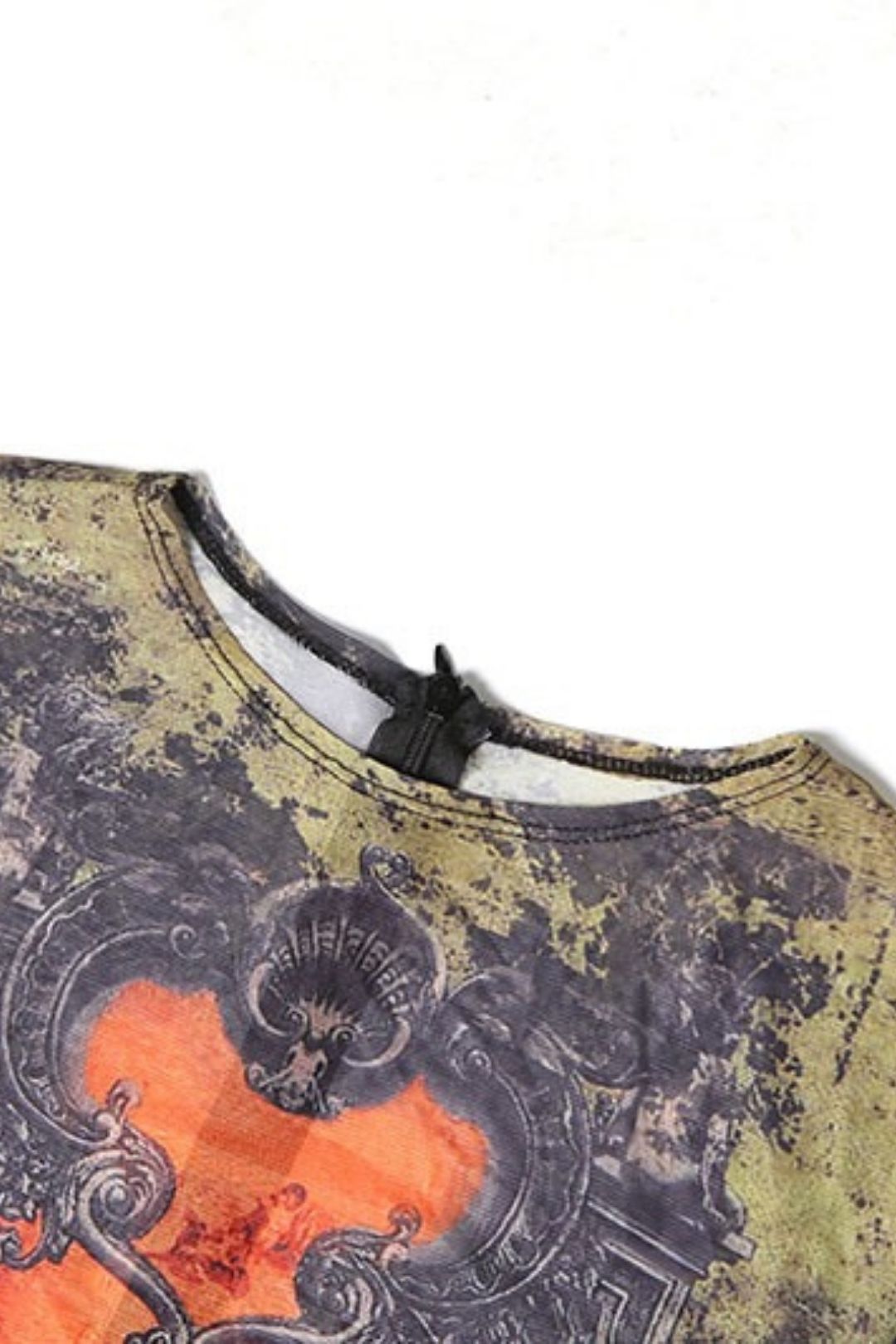 Sexy Street Trendydigitalprinting Long-sleeved Tight Jumpsuit