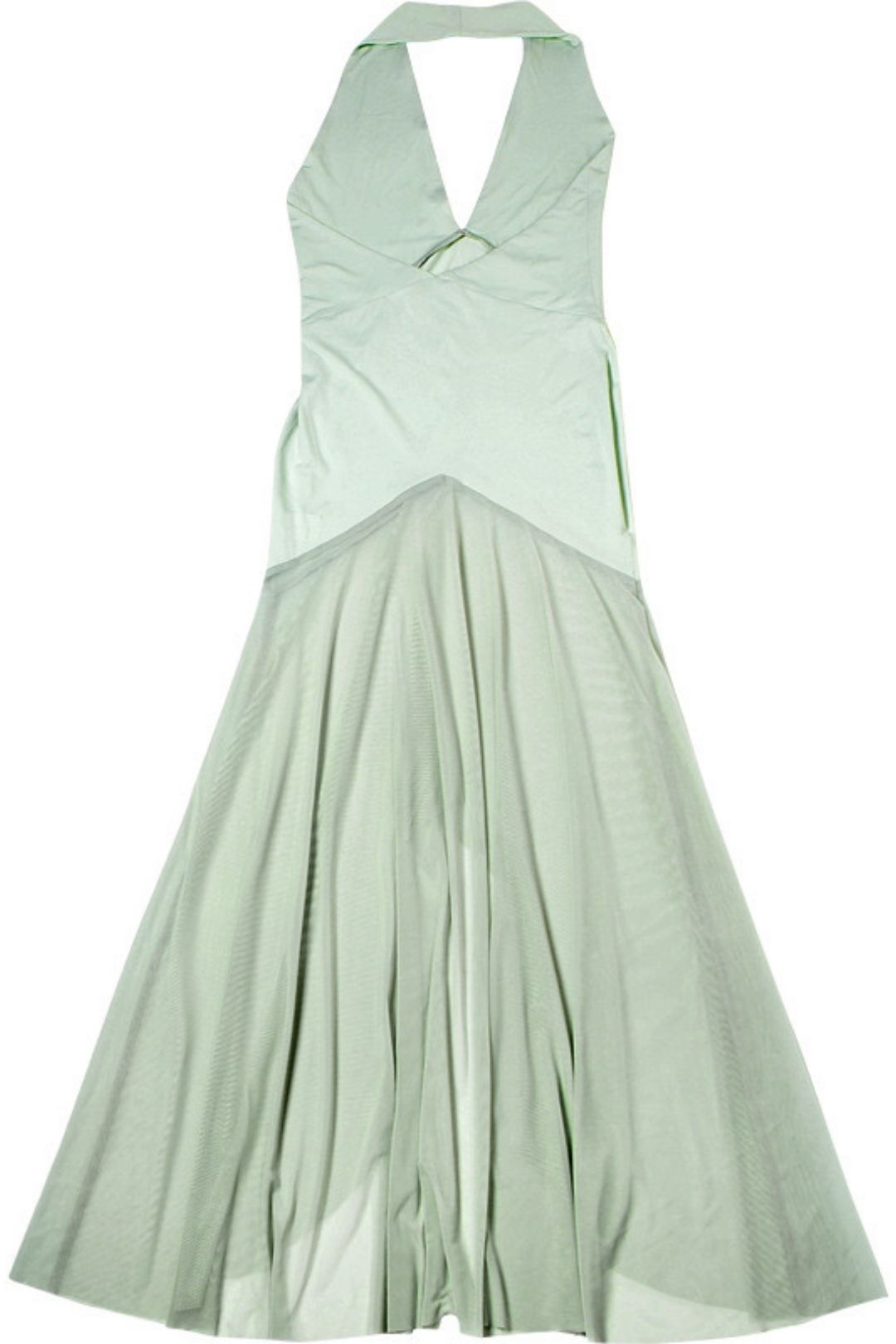 Sexy Deep V Neck Mesh Splicing Backless Slim Dress