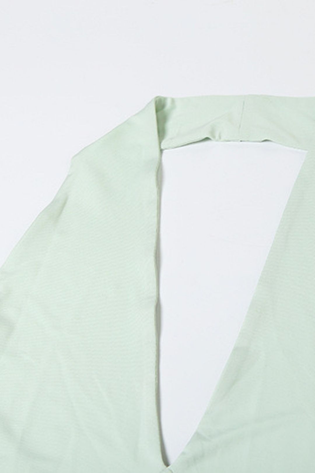 Sexy Deep V Neck Mesh Splicing Backless Slim Dress