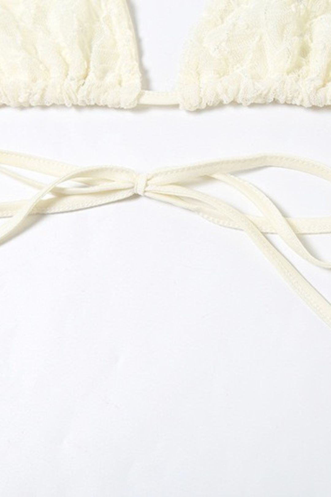 Sexy Lace Cut Out Long-Sleeved Halter Suspender Slim Shorts Three-Piece Set