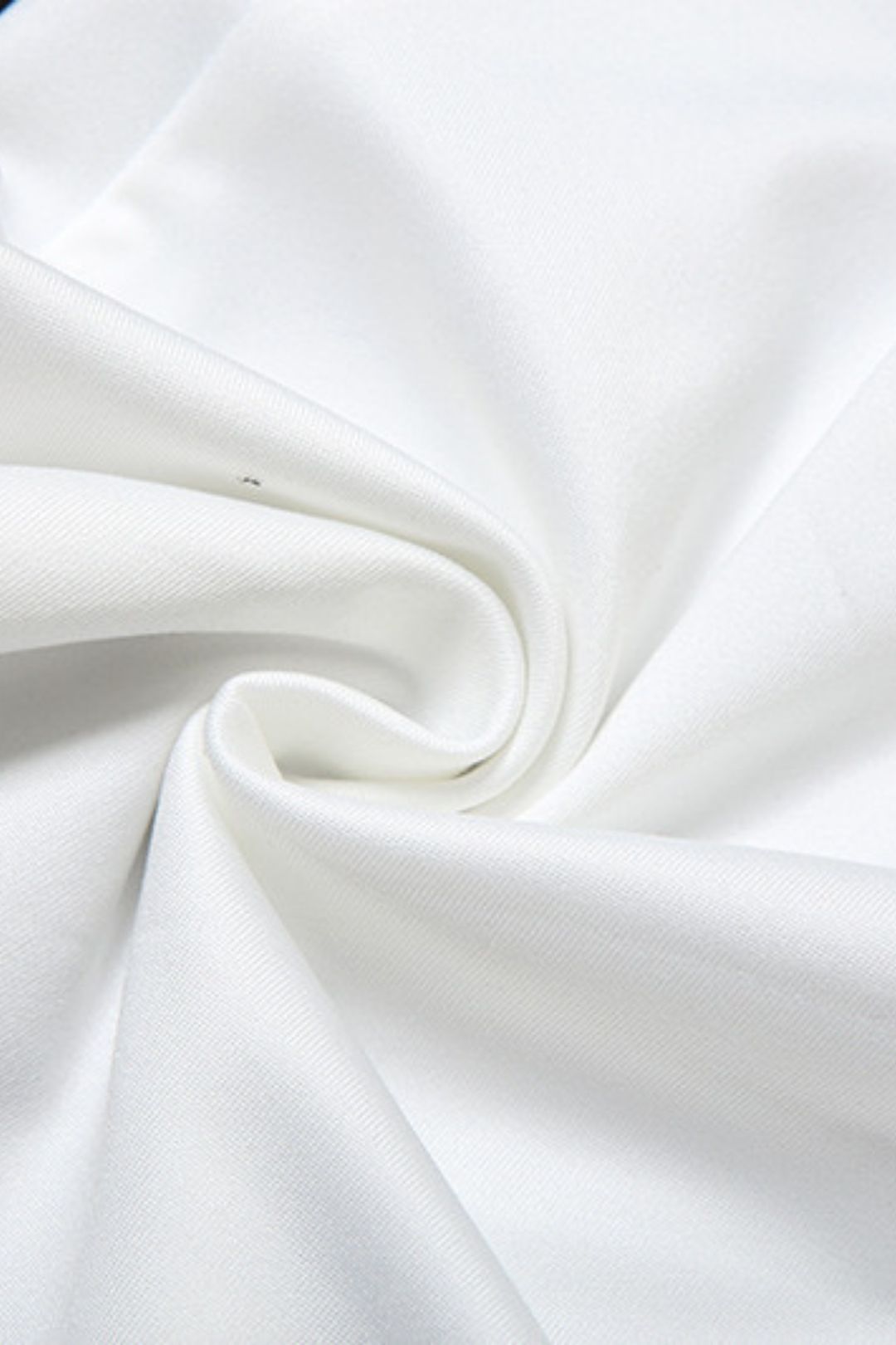 Solid Color Long-Sleeved V Neck Ruffled Slit Dress