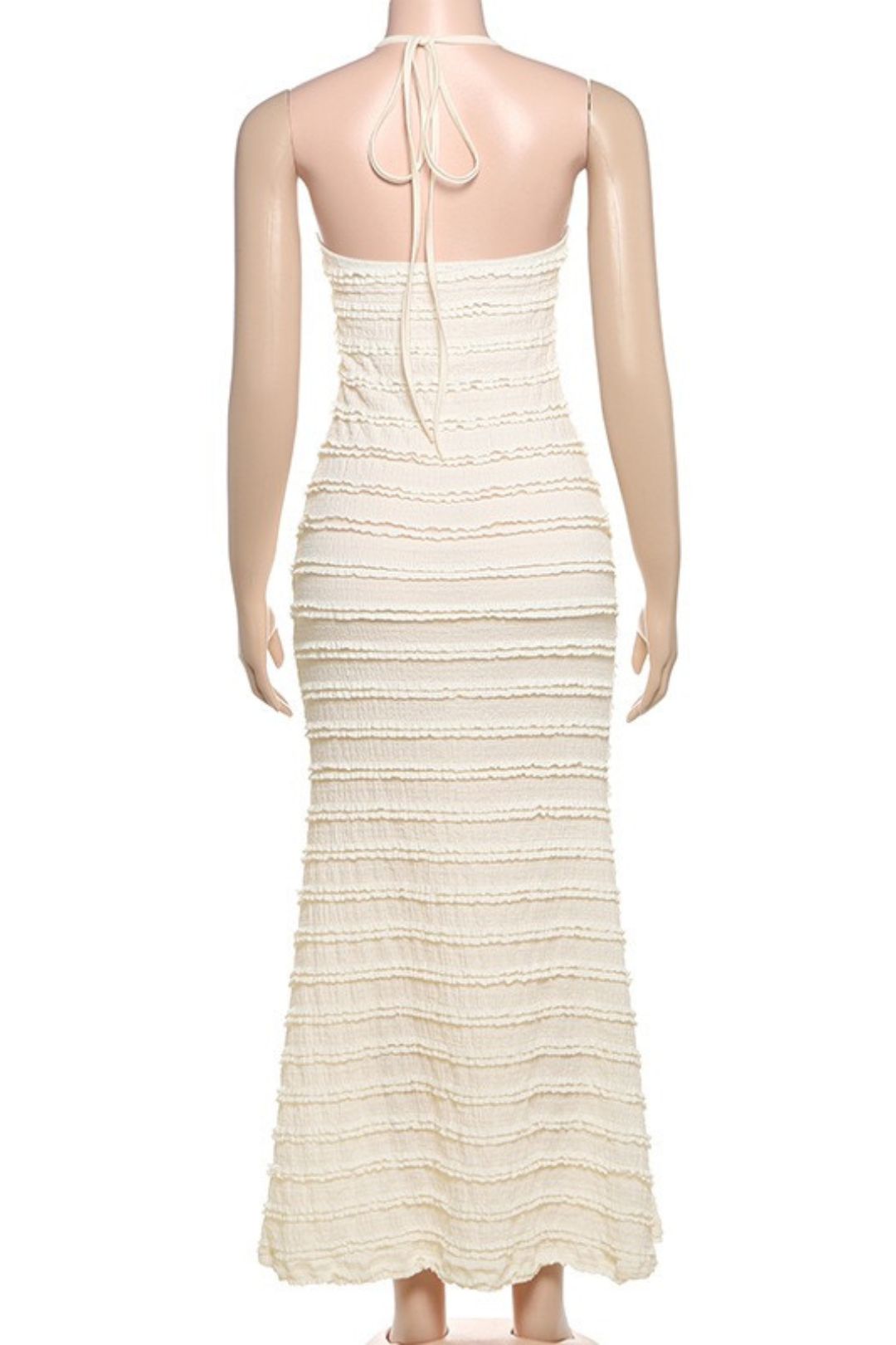 Sexy Close-fitting Temperament V-neck Lace-up Dress