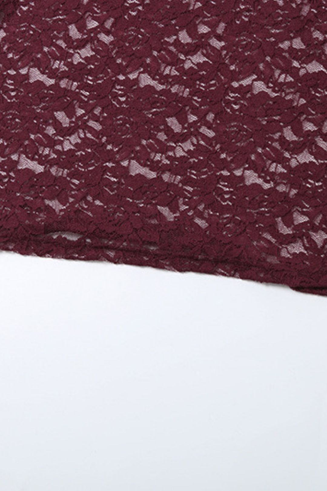 Sexy Cut Out One-Line Collar Slim Lace Long-Sleeved Dress