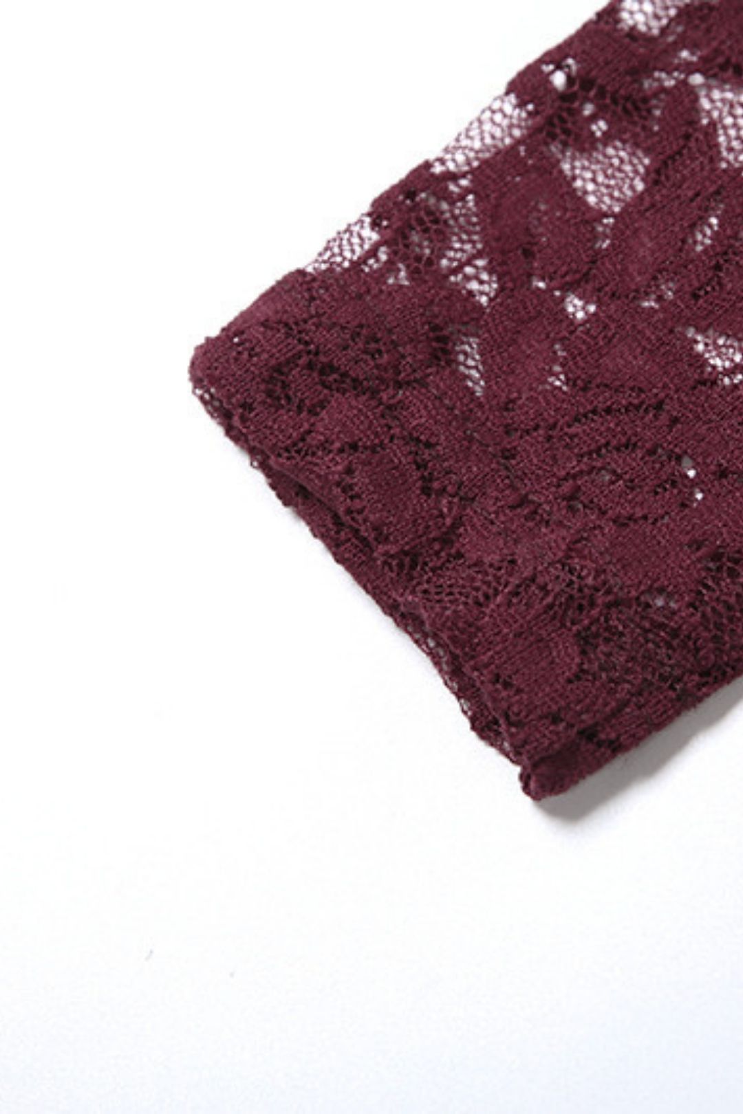 Sexy Cut Out One-Line Collar Slim Lace Long-Sleeved Dress