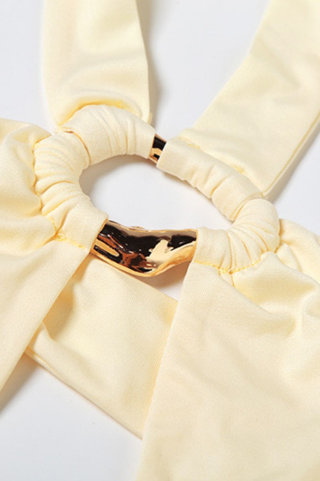 Solid Color Sexy Hollow Neck Slim-fit Bodysuit Hip Skirt Suit