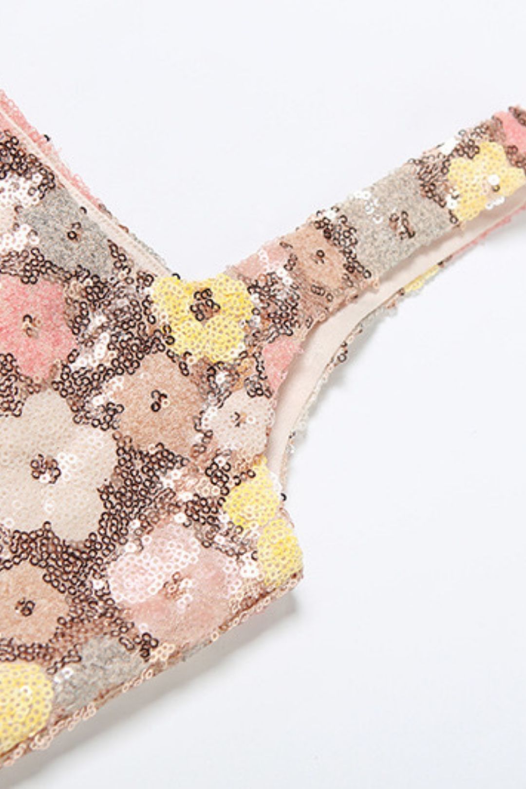 Sexy Slim Square Collar Sequin Bag Hip Slit Dress