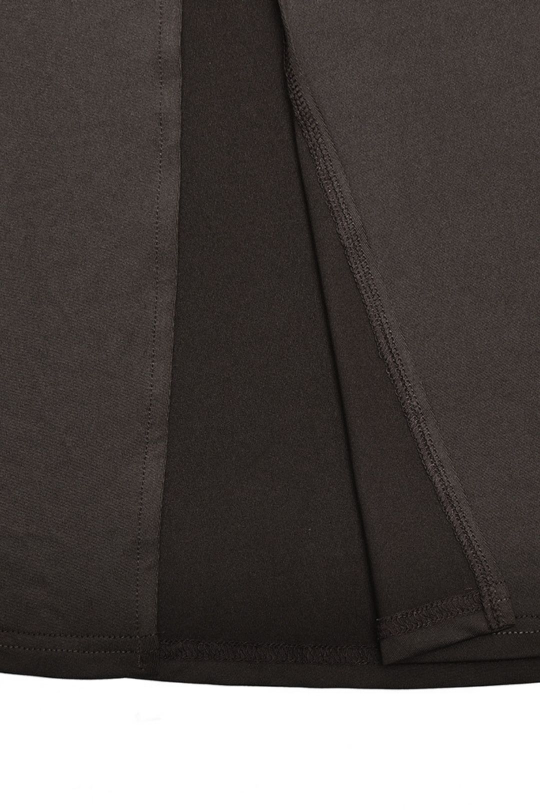 Asymmetrical Shoulder, Ruched Side Slit, And Slim Fit Dress