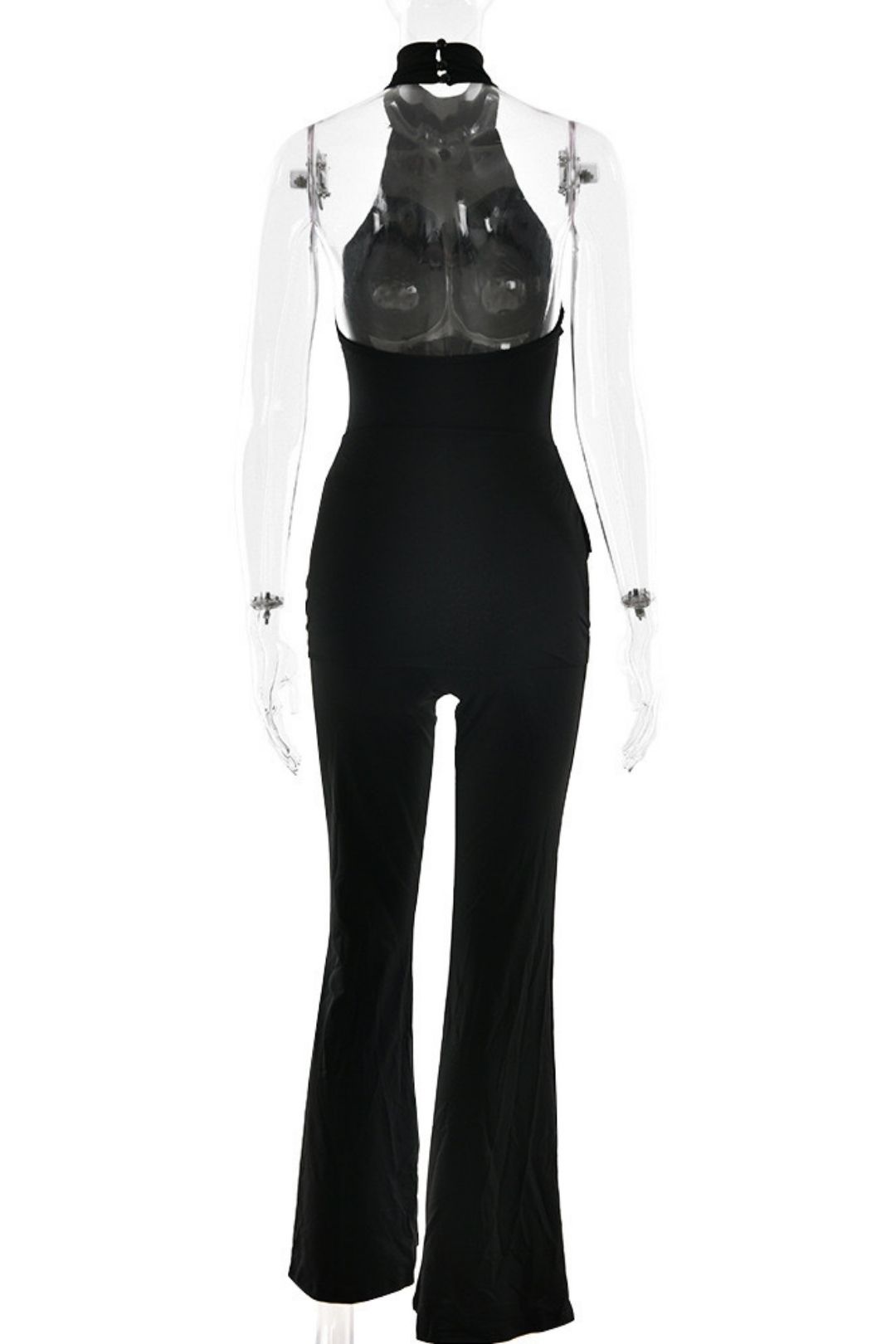 Backless Sleeveless Slim-fit Jumpsuit