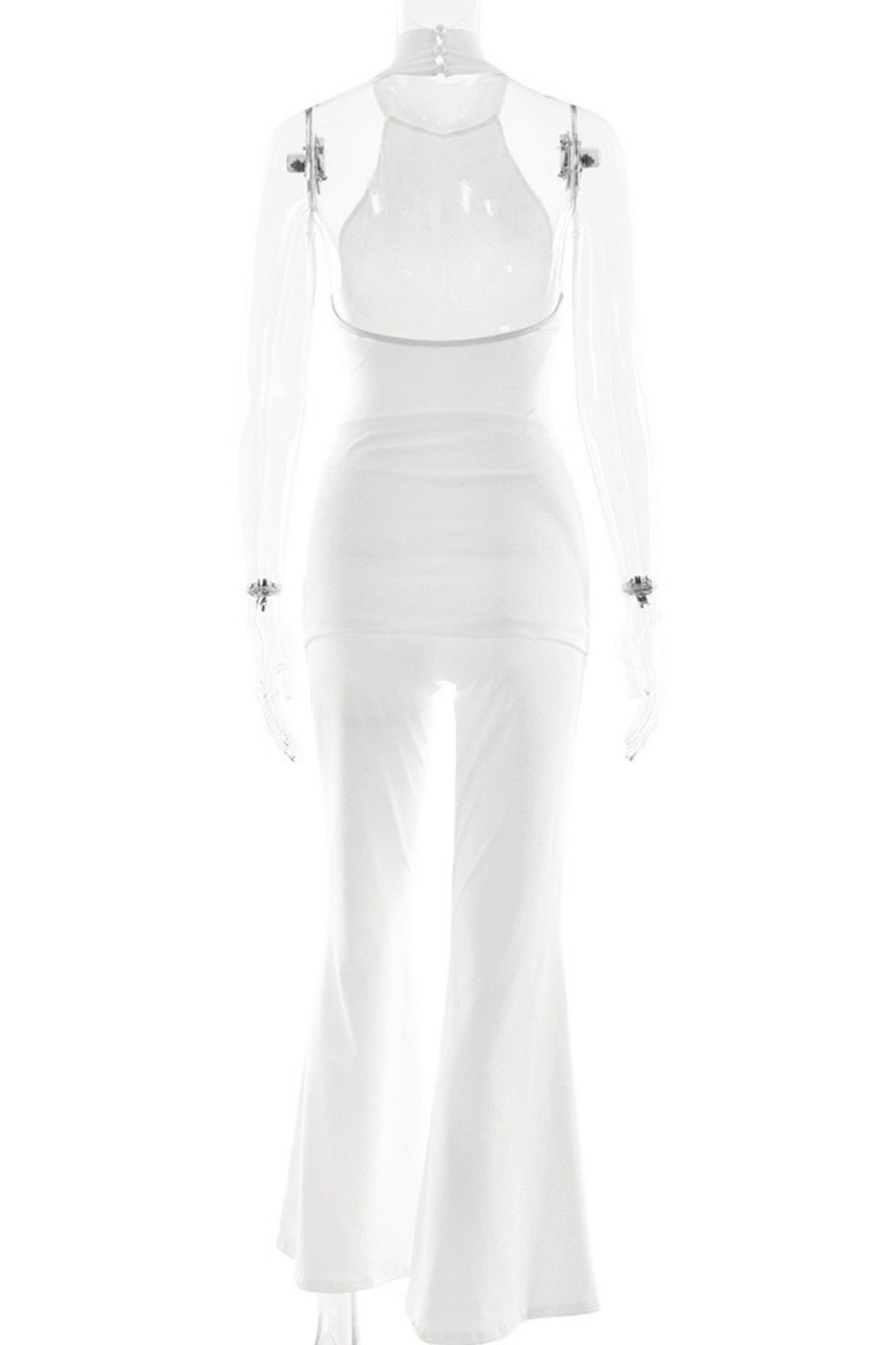 Backless Sleeveless Slim-fit Jumpsuit