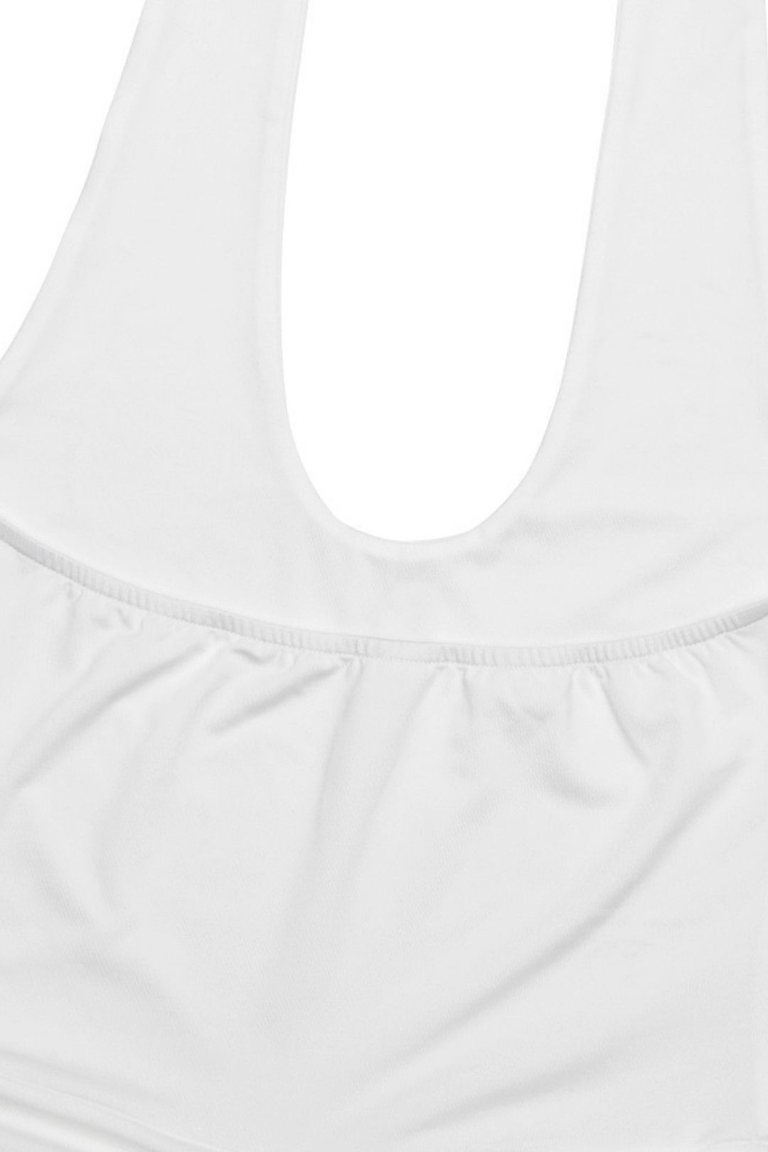 Halterneck Cross-Tie Hip-Covering Short Skirt Slim Pleated Backless Dress