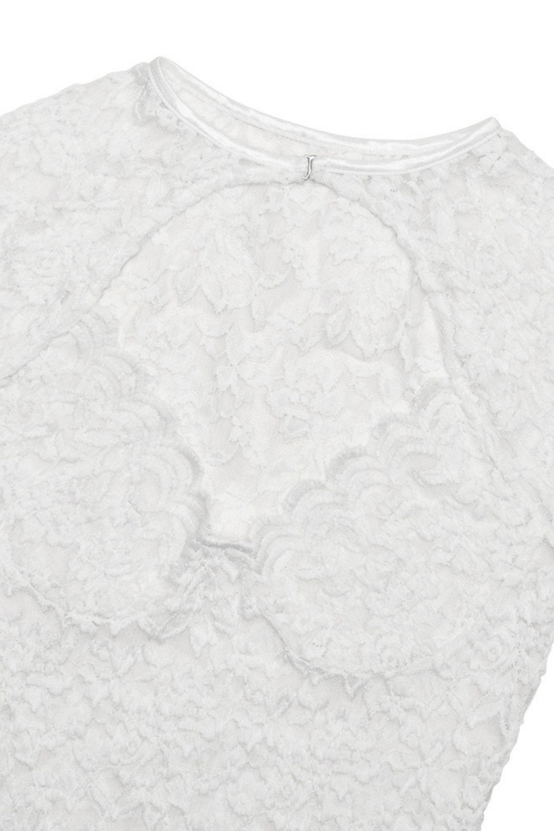 Sexy Half-sleeve Hollow-out Bodysuit