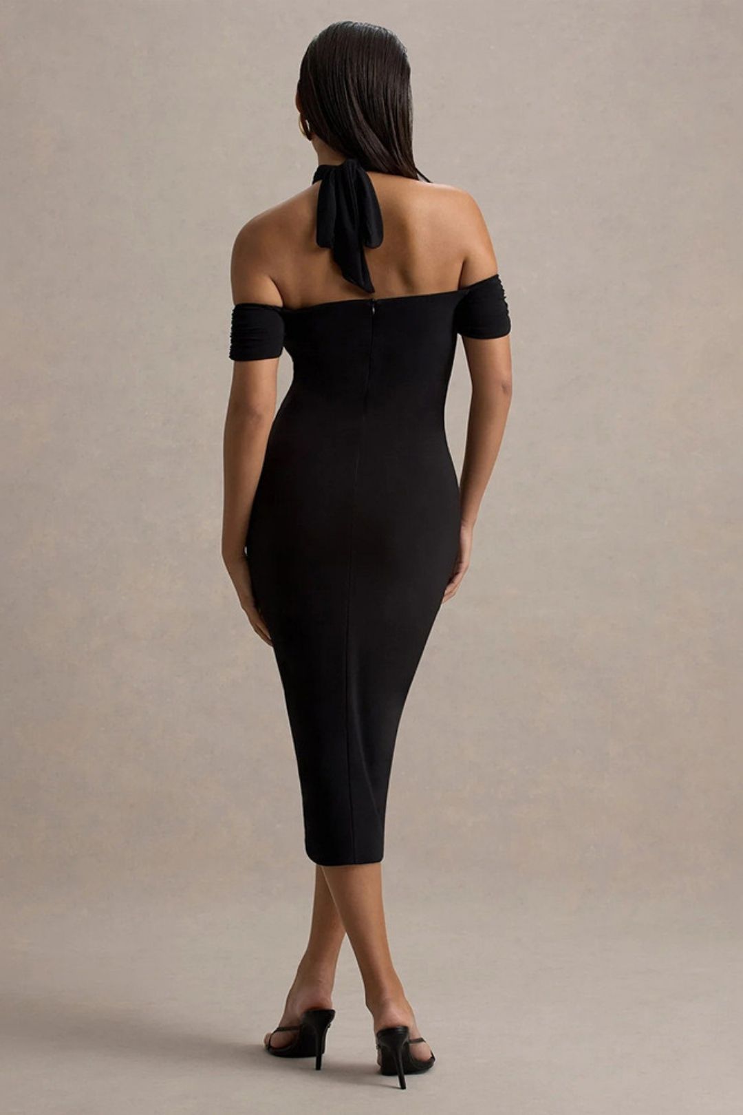 Elegant Halterneck Sexy Backless Sleeveless Dress