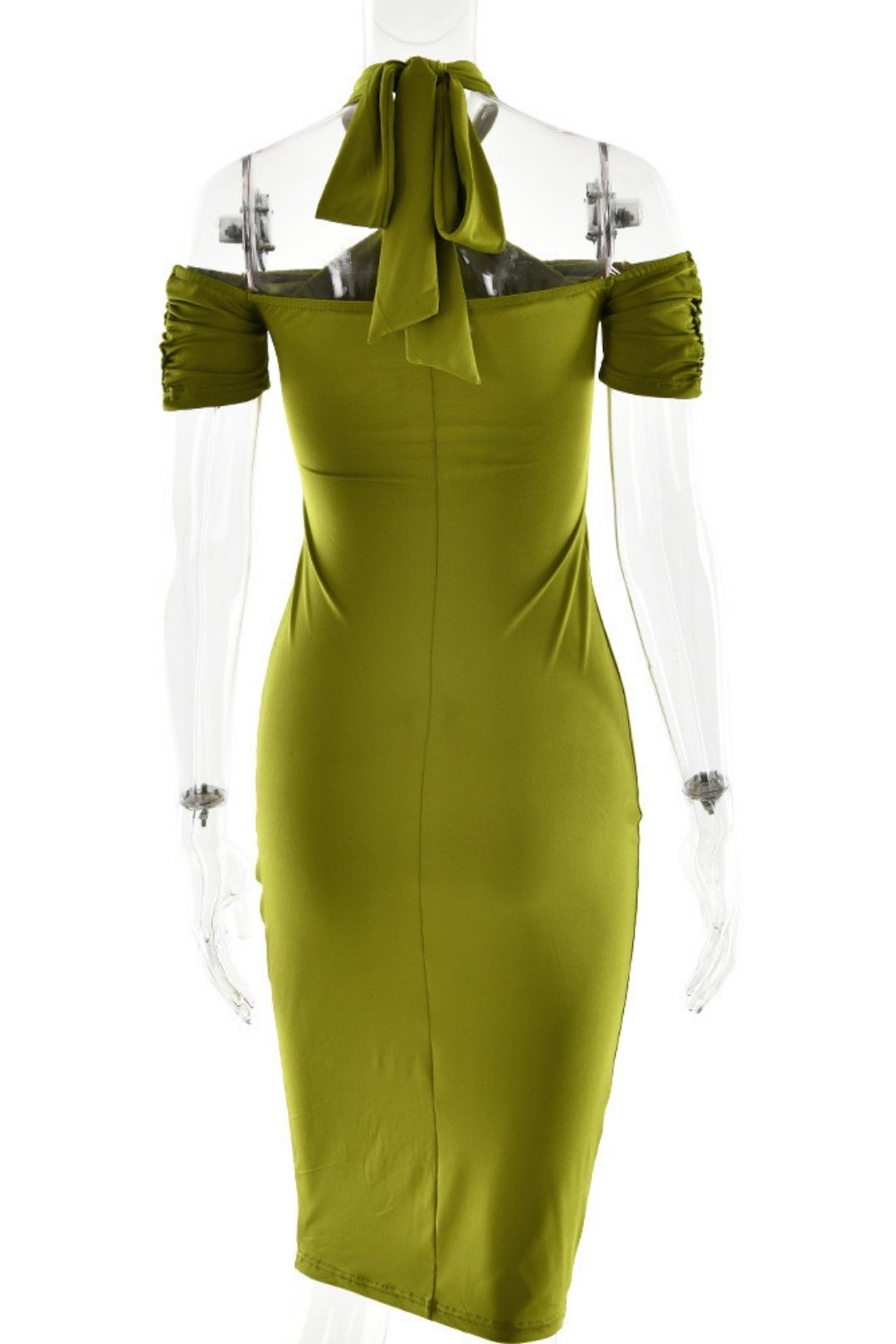 Elegant Halterneck Sexy Backless Sleeveless Dress