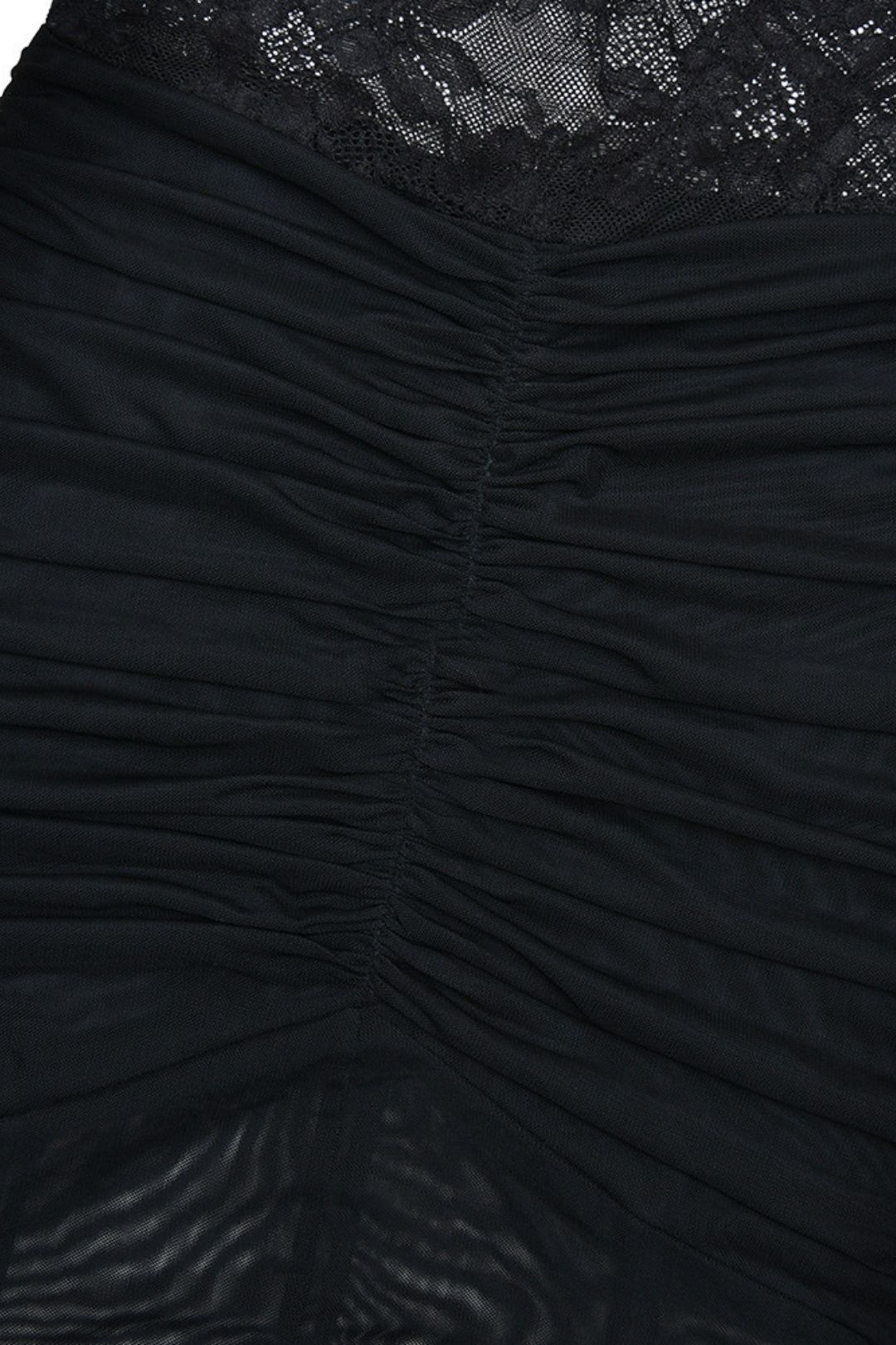 Hollow Pleated Slim Dress