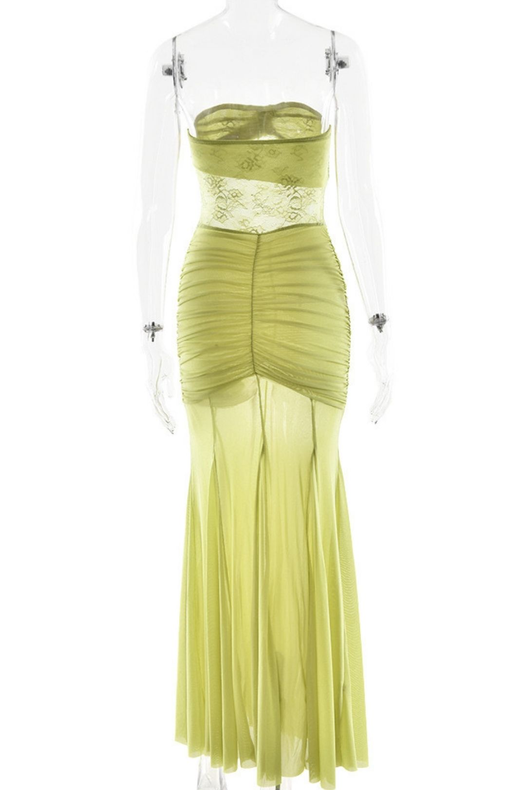 Hollow Pleated Slim Dress