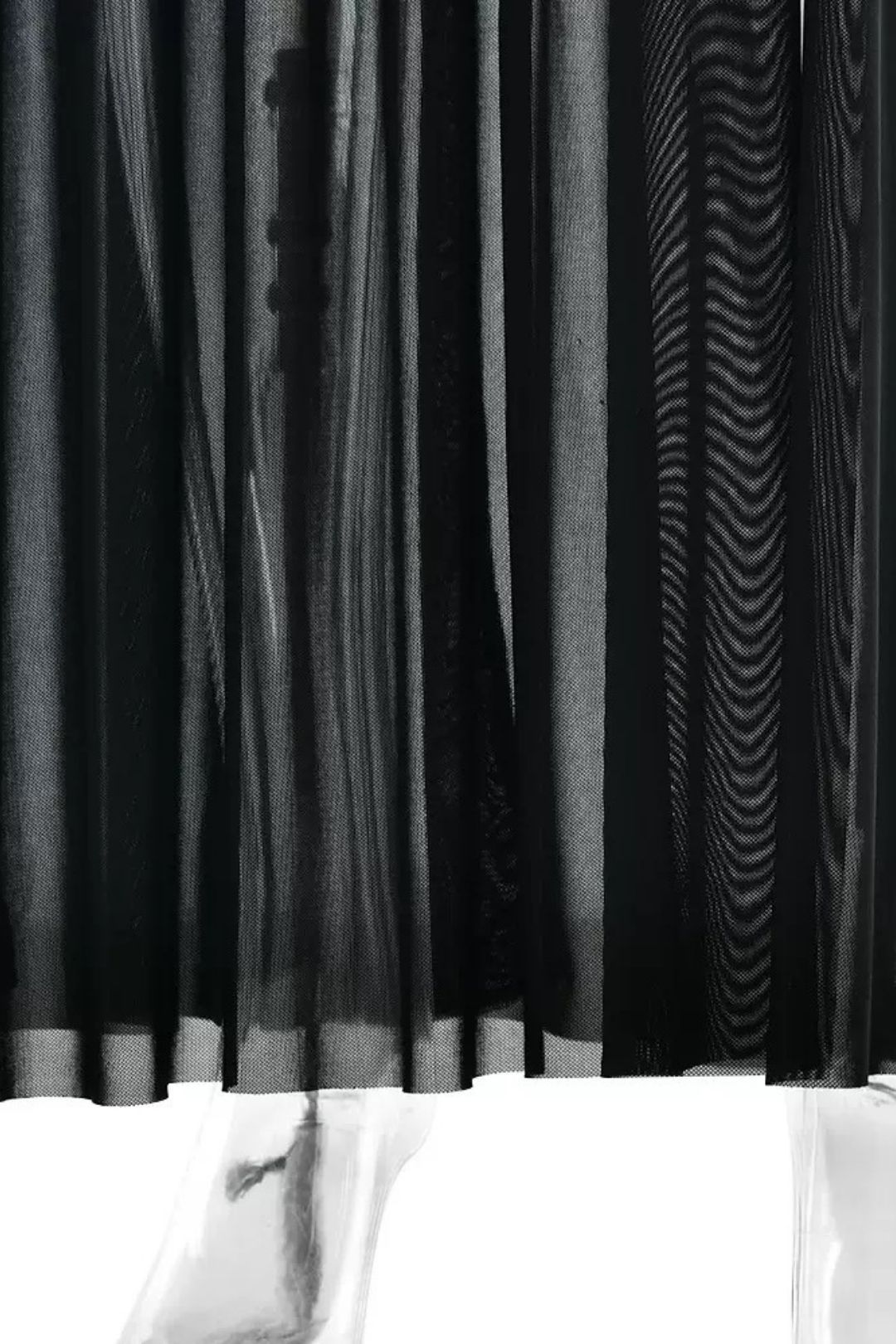 Sexy Backless Dress Mesh Pleated Slit Long Dress