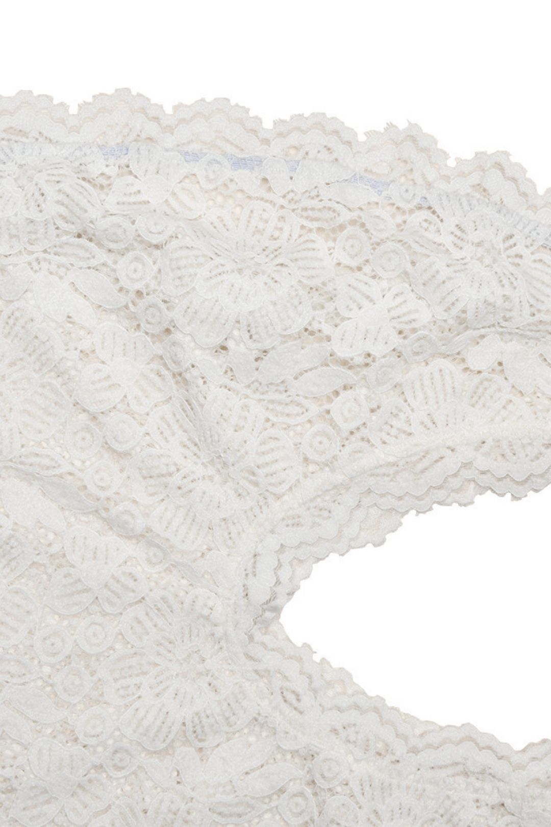 Sexy Lace Hollow Out Slit Women's Strapless Dress