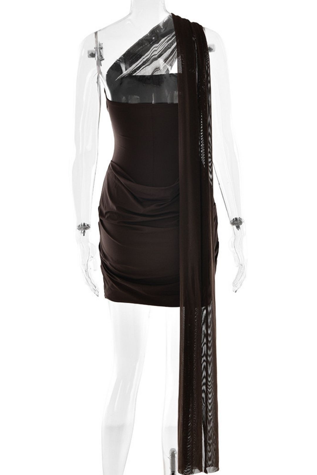 Pleated Sexy Spice Girl Strapless Dress