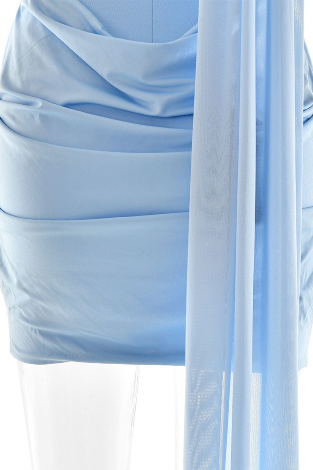 Pleated Sexy Spice Girl Strapless Dress