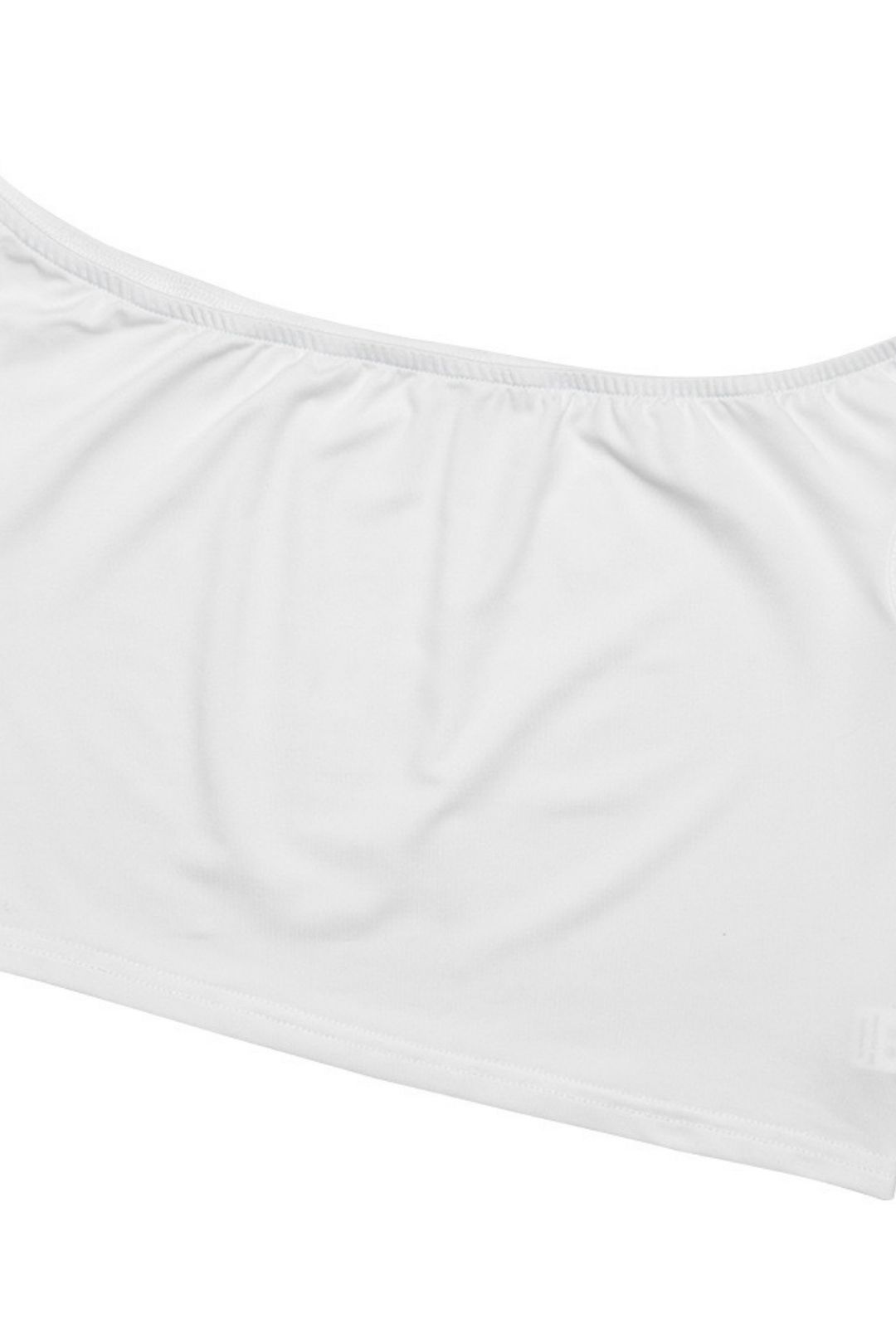 Sexy Tube Top Vest Pure Color Slit Long Skirt Two-Piece Set