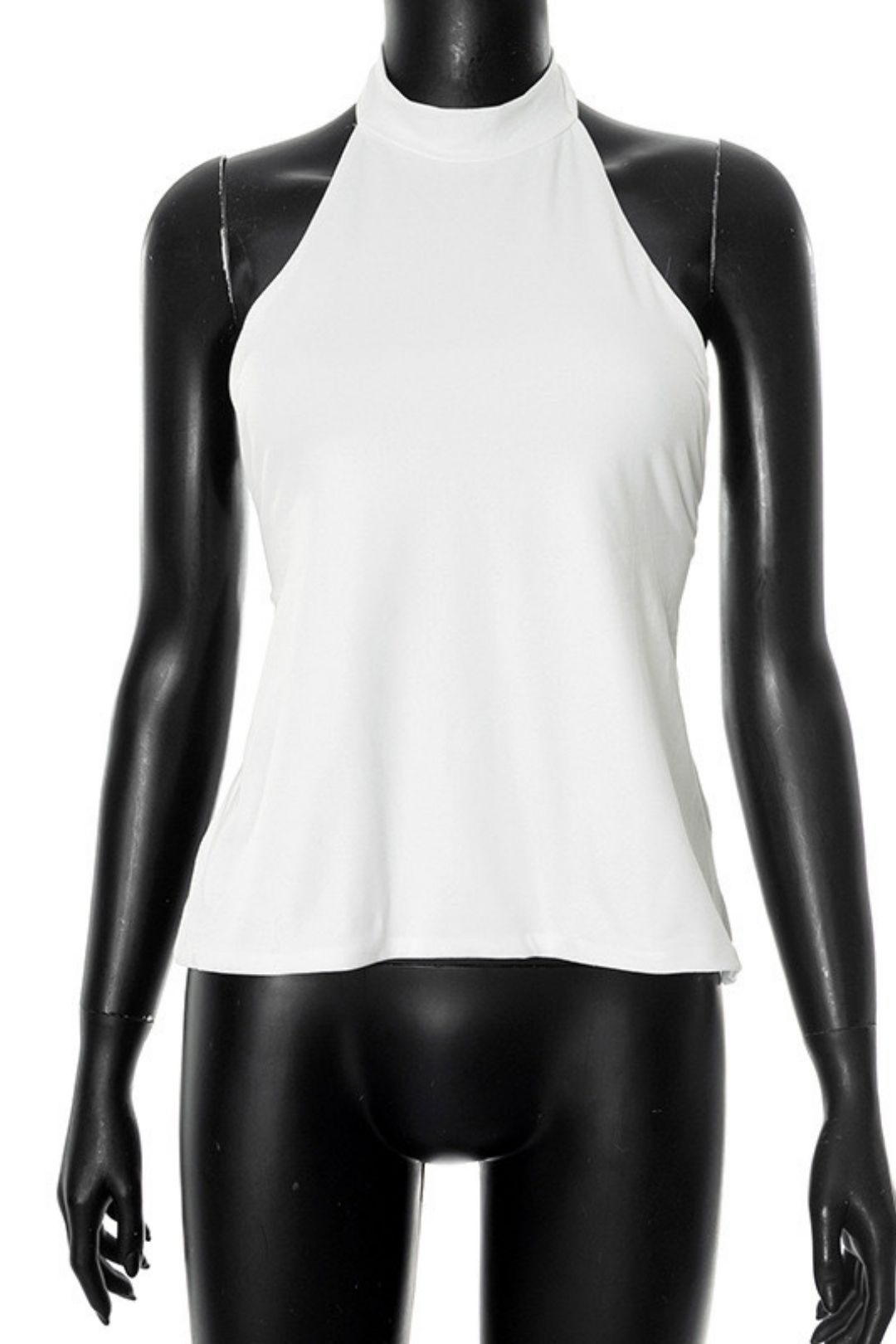 New Solid Color Neck Backless One-piece Sexy Top