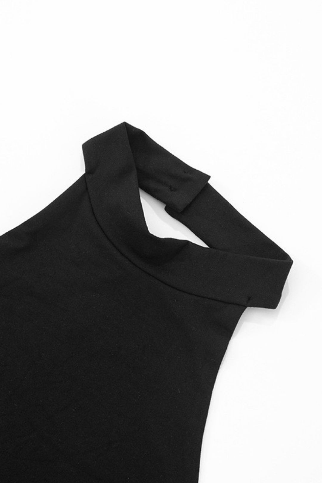 New Solid Color Neck Backless One-piece Sexy Top