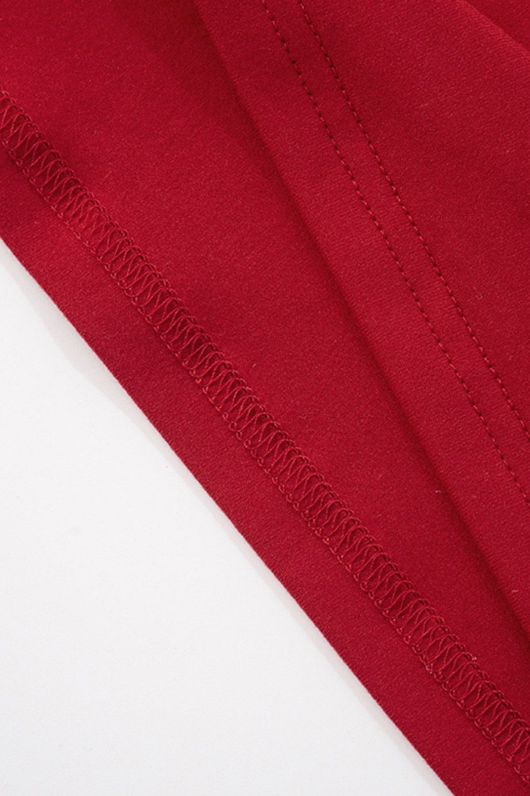 Summer Pure Color U-Neck Ribbon Cut Out Metal Ring Backless Dress