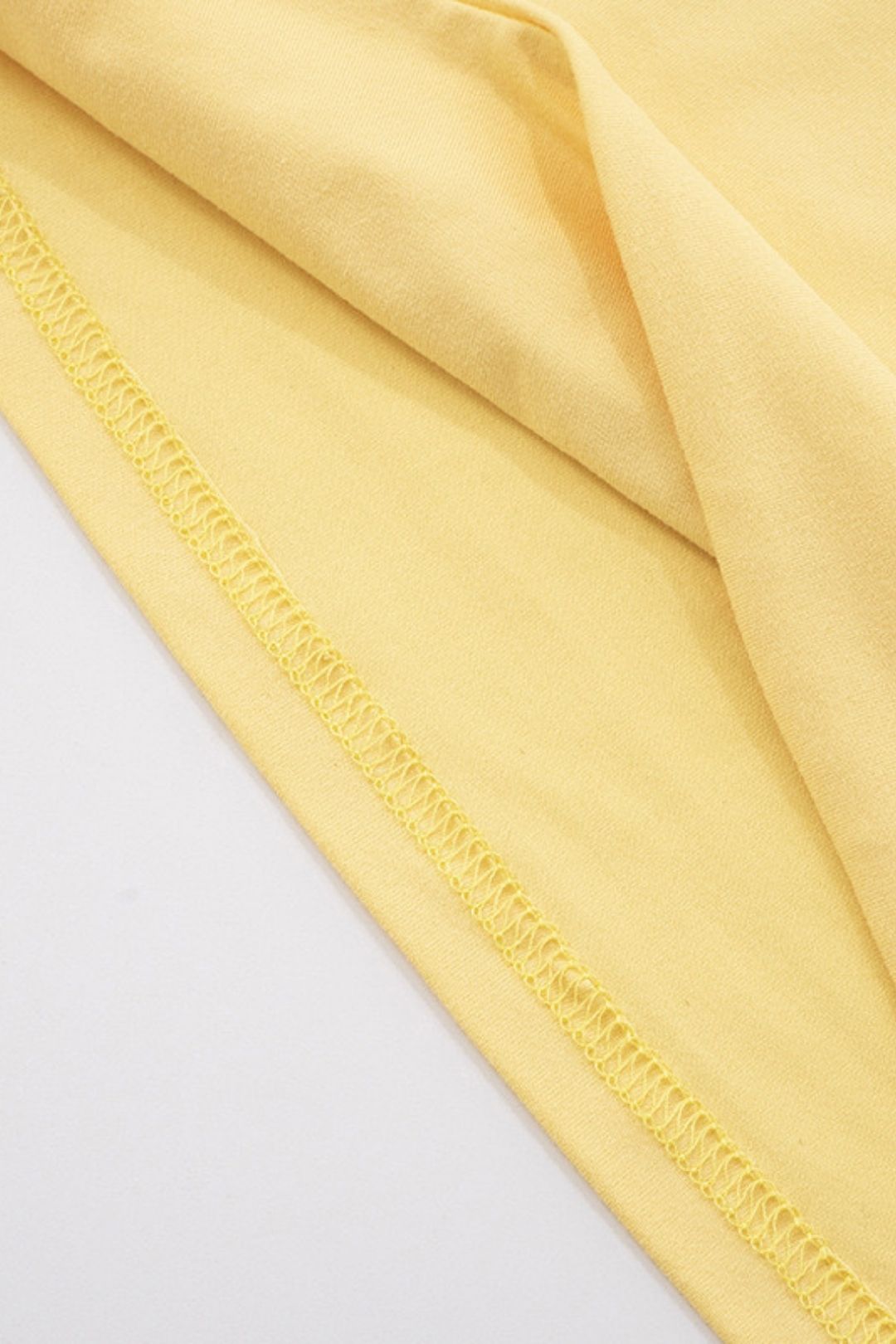 Solid  Color V Neck Horn Long-Sleeved Slim T-Shirt Tops