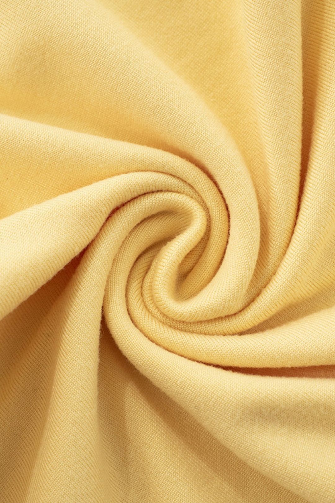 Solid  Color V Neck Horn Long-Sleeved Slim T-Shirt Tops