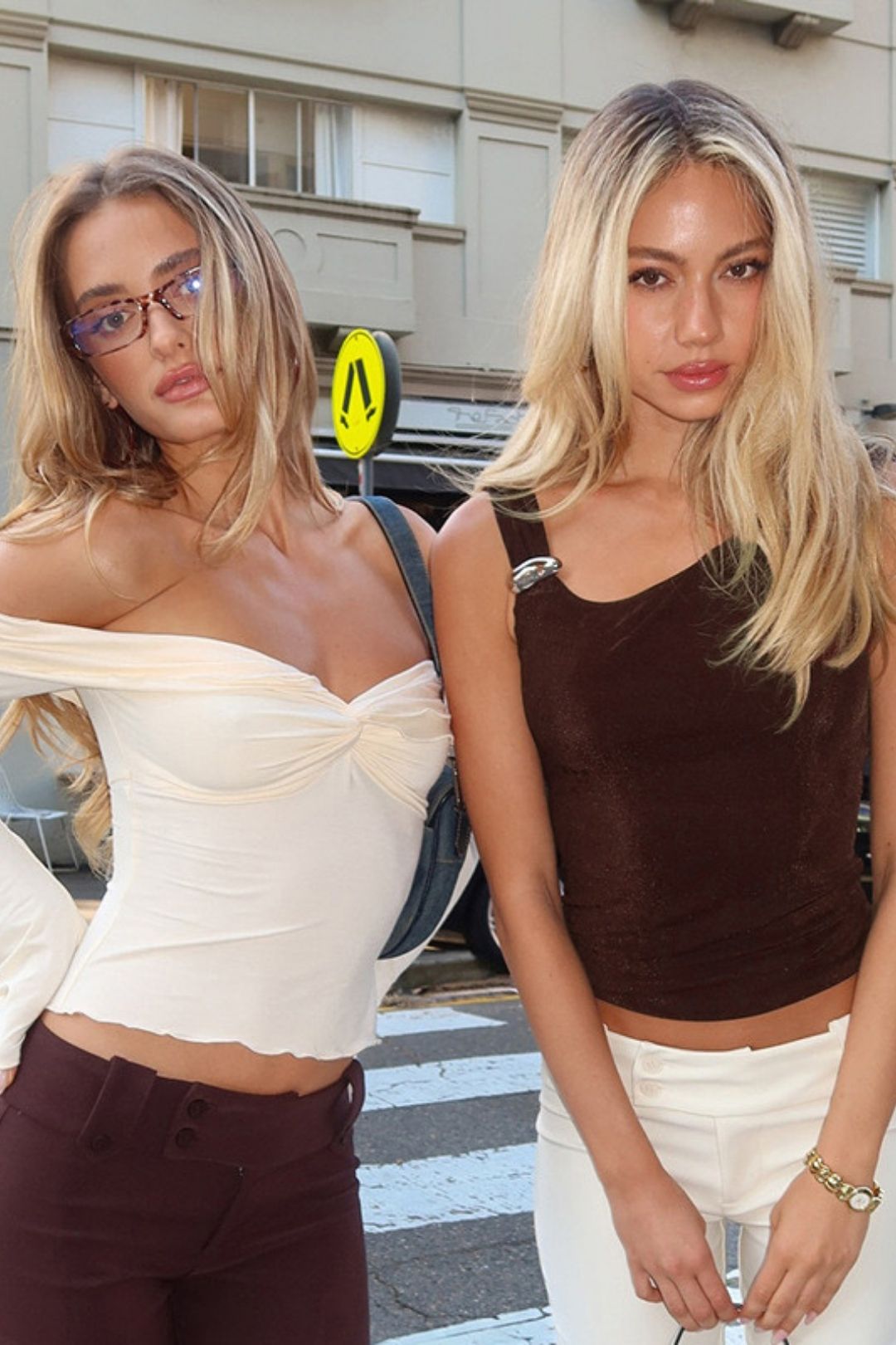 Pure Color Asymmetrical Metal Buckle Vest Tops