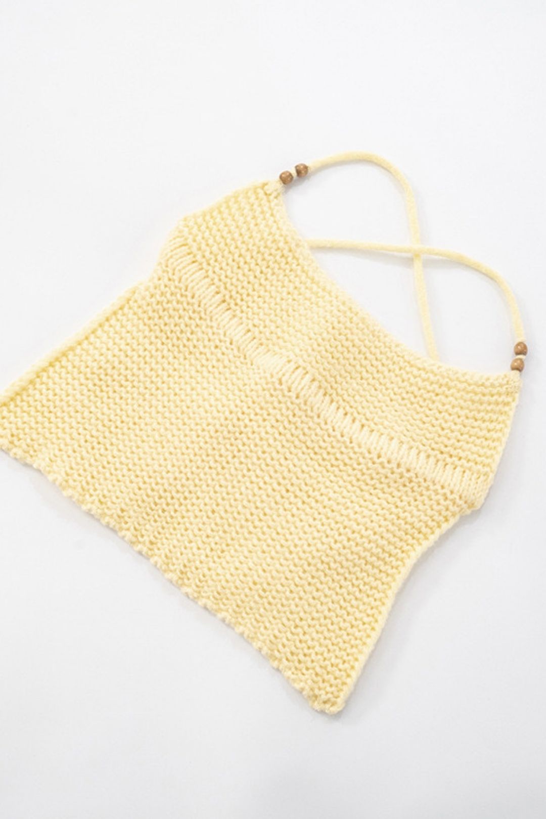New Solid Color Woolen Strap Backless Sexy Sling Top