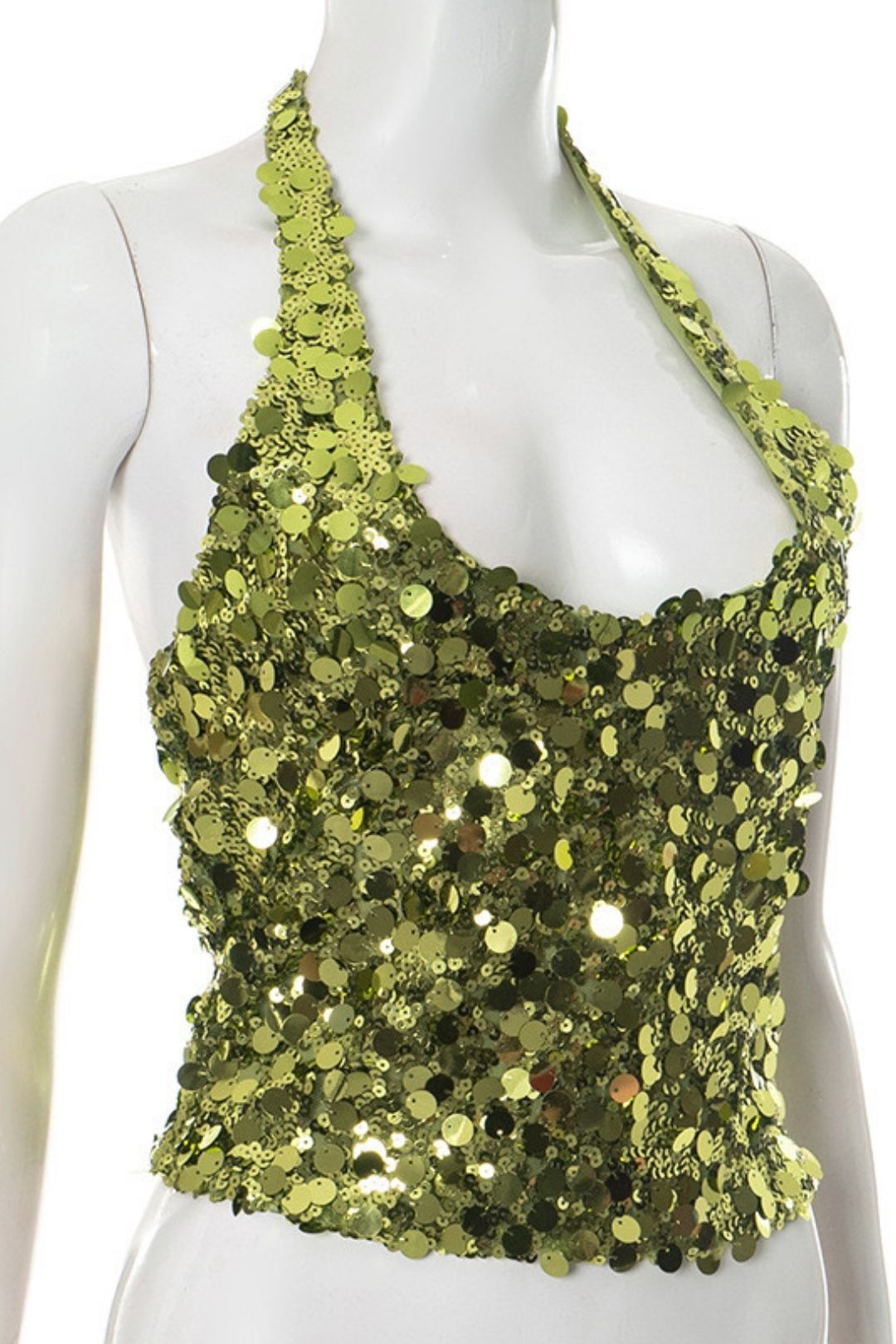 Summer New  See-Through Mesh Pullover One-Shoulder Curved Hem Top