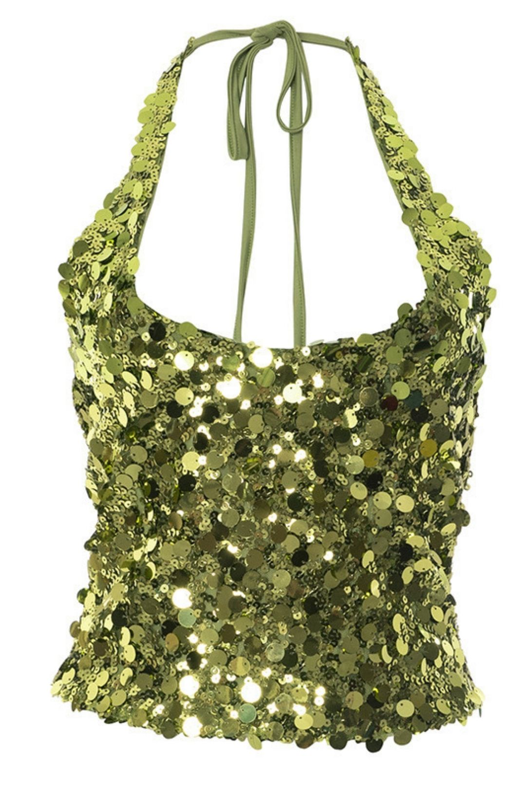 Summer New  See-Through Mesh Pullover One-Shoulder Curved Hem Top